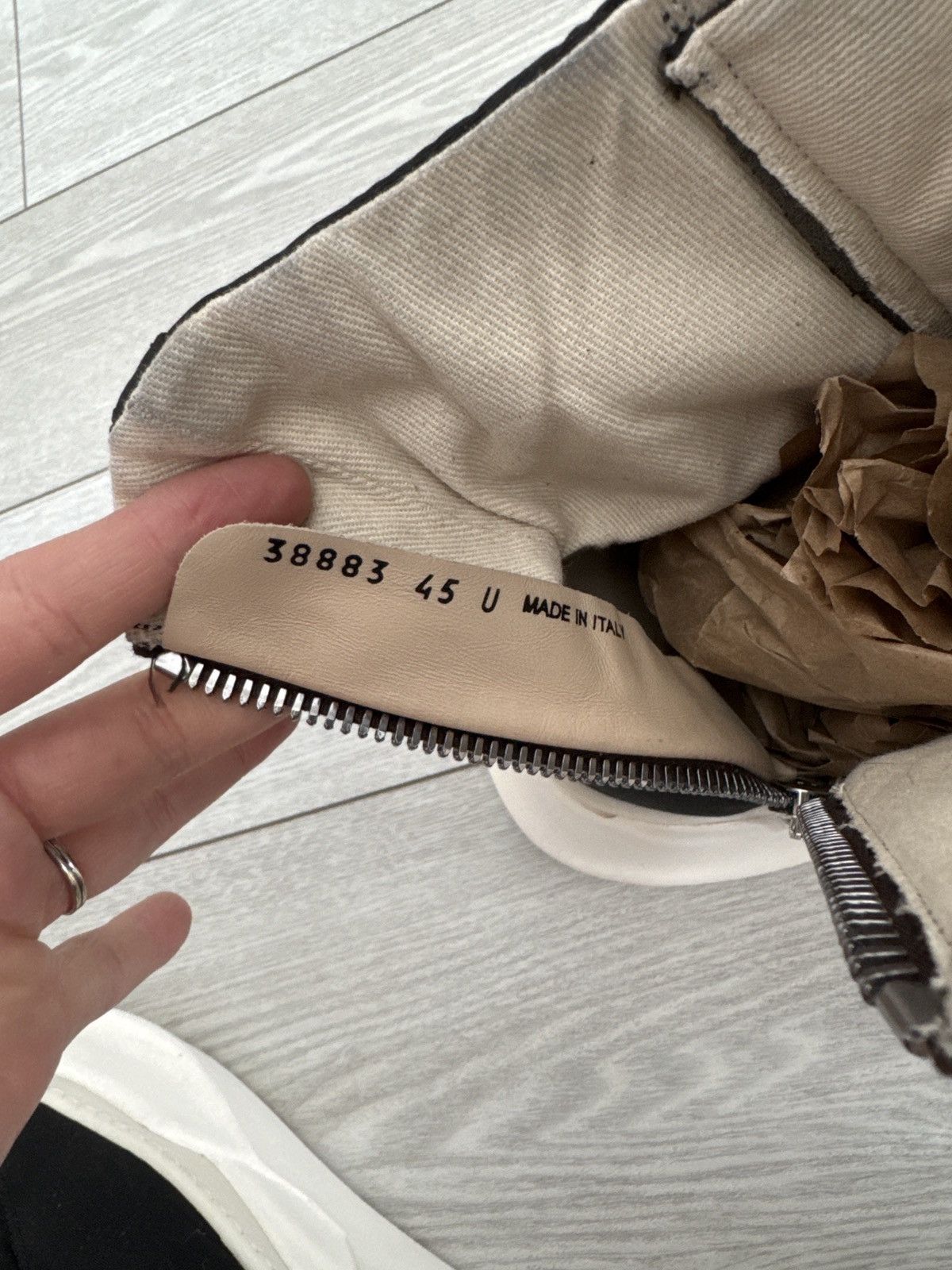 Rick Owens Drkshdw Rick Owens Abstract High Top Size US 12 / EU 45 - 6 Thumbnail