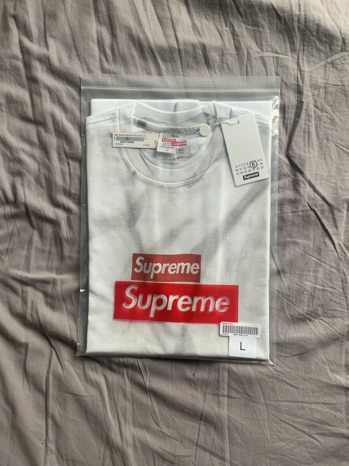 Supreme Supreme®/MM6 Maison Margiela Box Logo Tee | Grailed