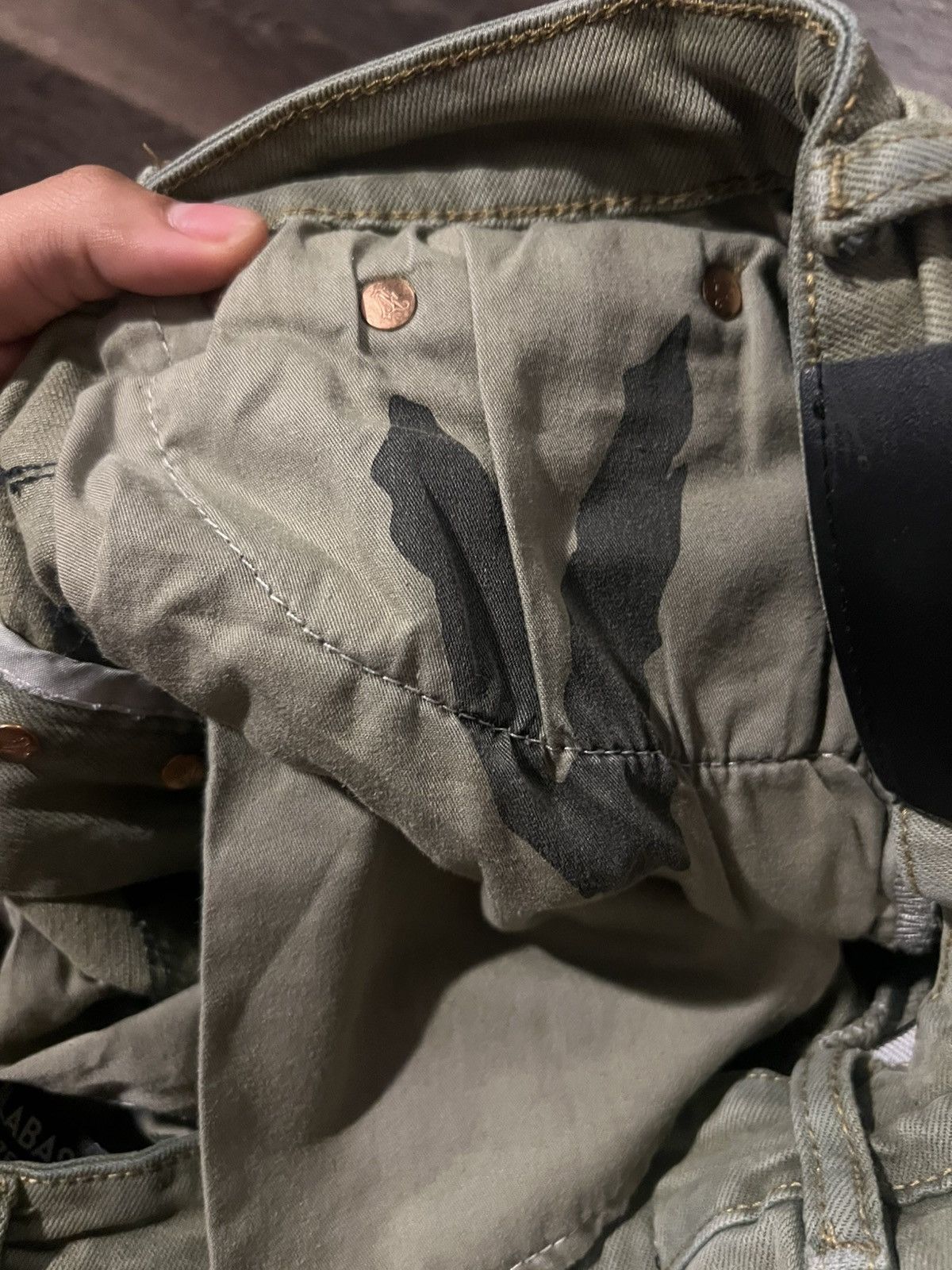 Valabasas Valabasas green “furry” Jean Size US 34 / EU 50 - 8 Thumbnail