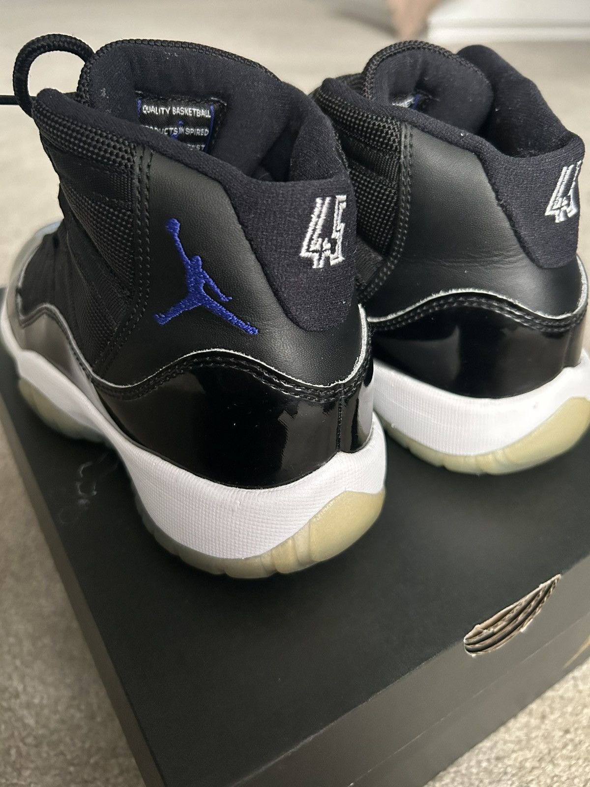 Jordan Brand × Nike Air Jordan 11 Retro Space Jam 3.5Y Size US 5 / IT 35 - 4 Thumbnail