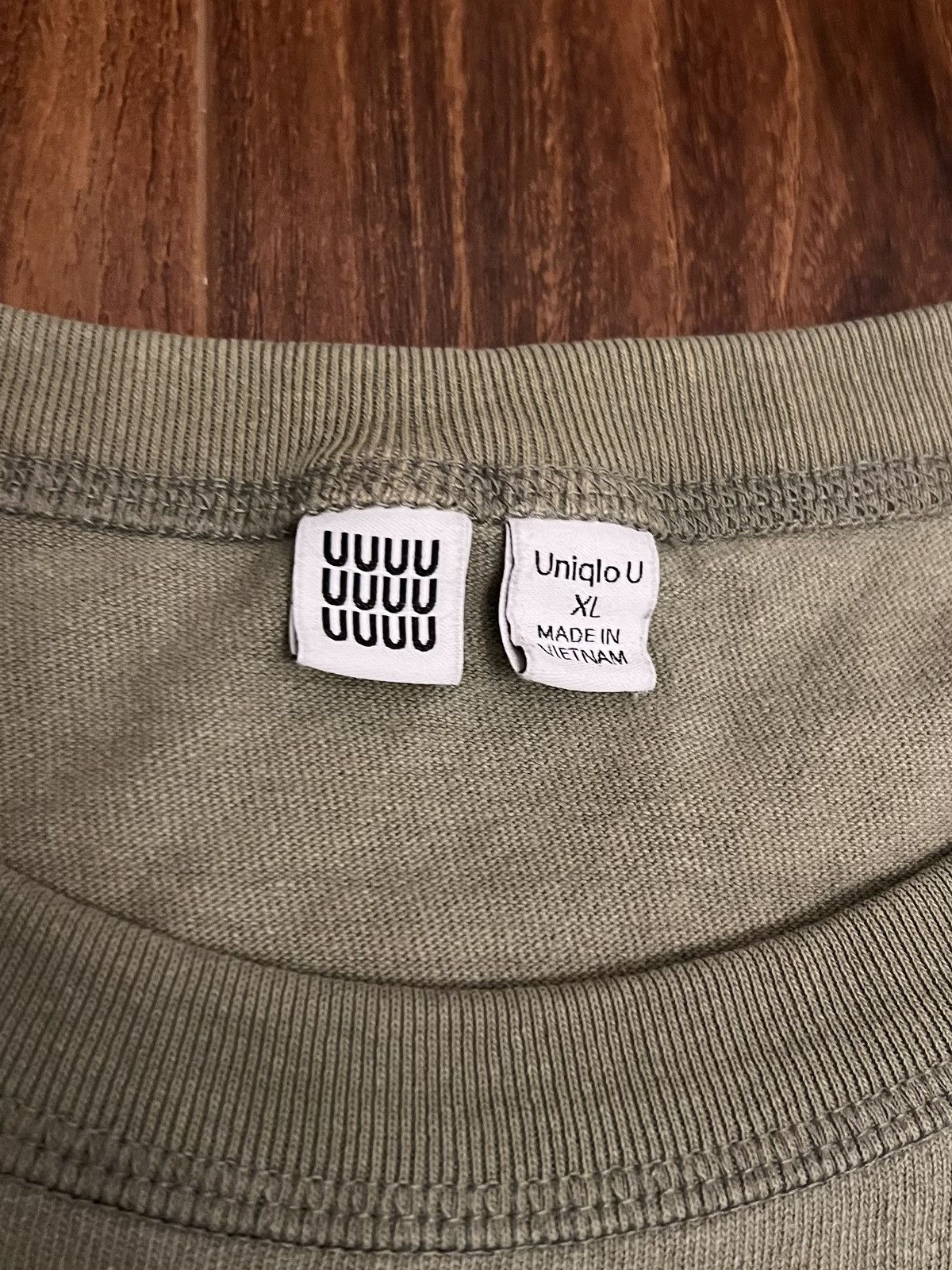 Lemaire × Uniqlo Thrashed x Faded Christopher Lemaire x Uniqlo Tee in Green Size US XL / EU 56 / 4 - 4 Thumbnail