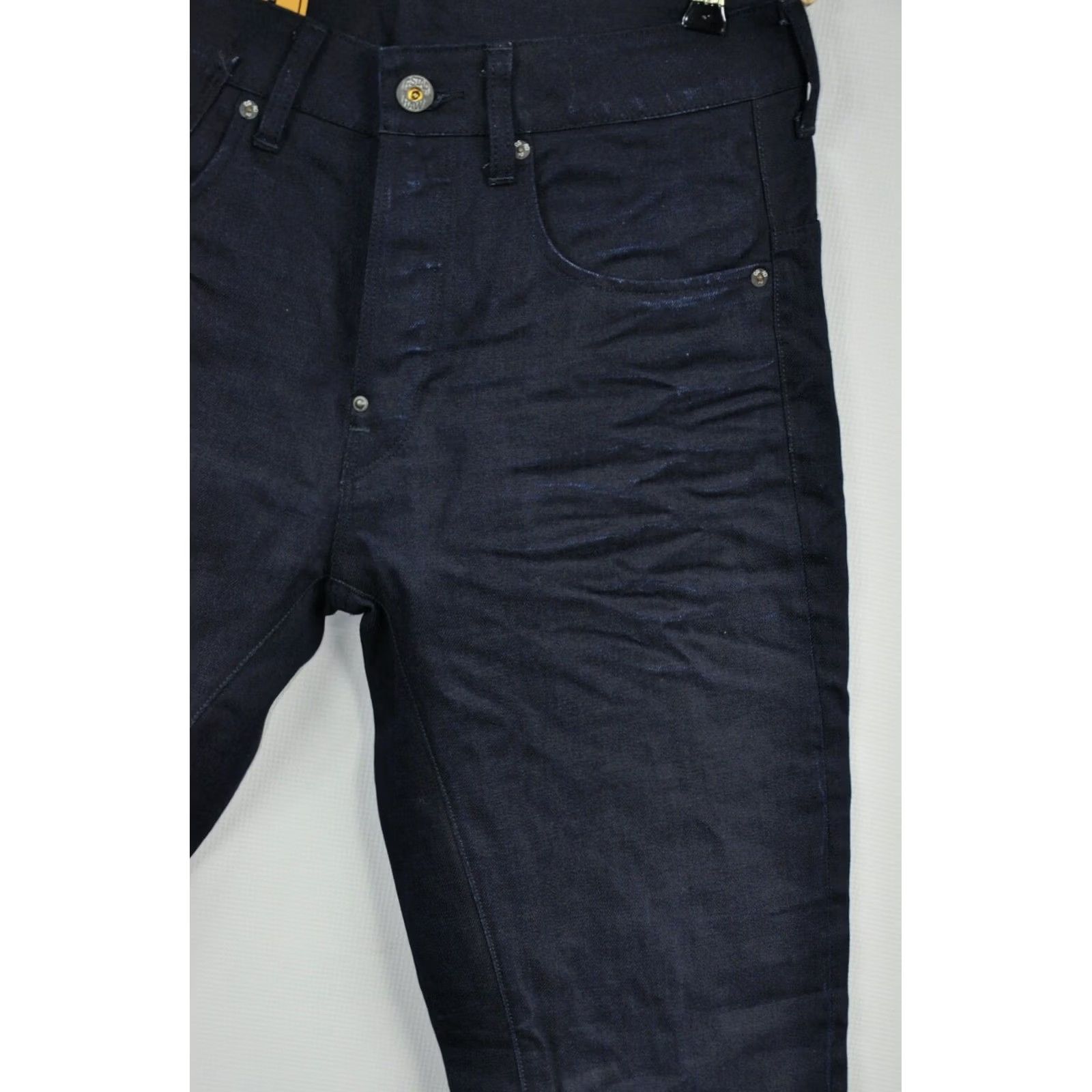 G-Star G-Star A Crotch Tapered Jeans Mens W30/L34 Blue Denim 5-Pocket Classic Regular Fit 100% Cotton Raw Wash - G-Star RAW Size US 30 / EU 46 - 7 Thumbnail