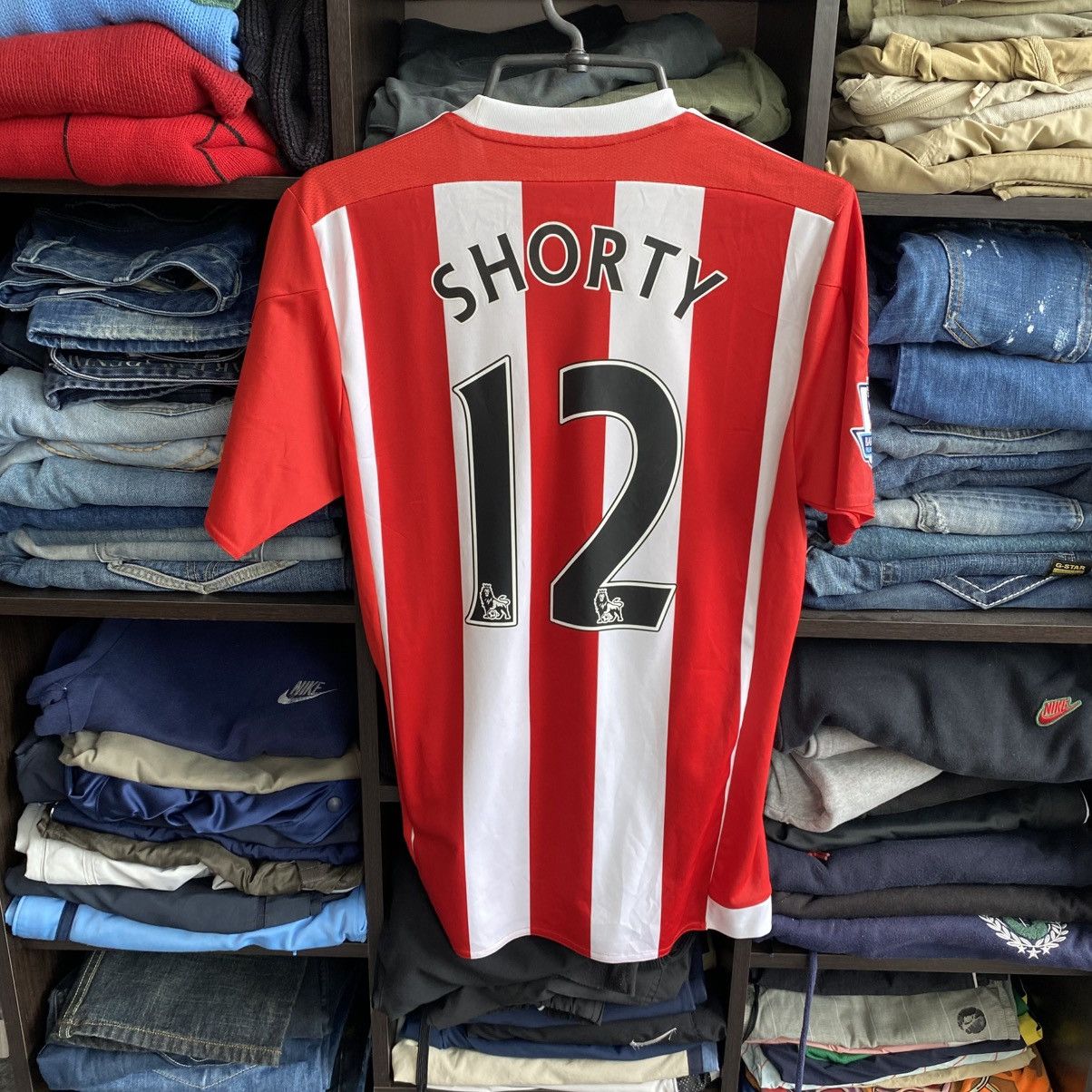 Adidas Mens Adidas Southampton 12 Shorty Player Home soccer jersey Size US S / EU 44-46 / 1 - 11 Thumbnail