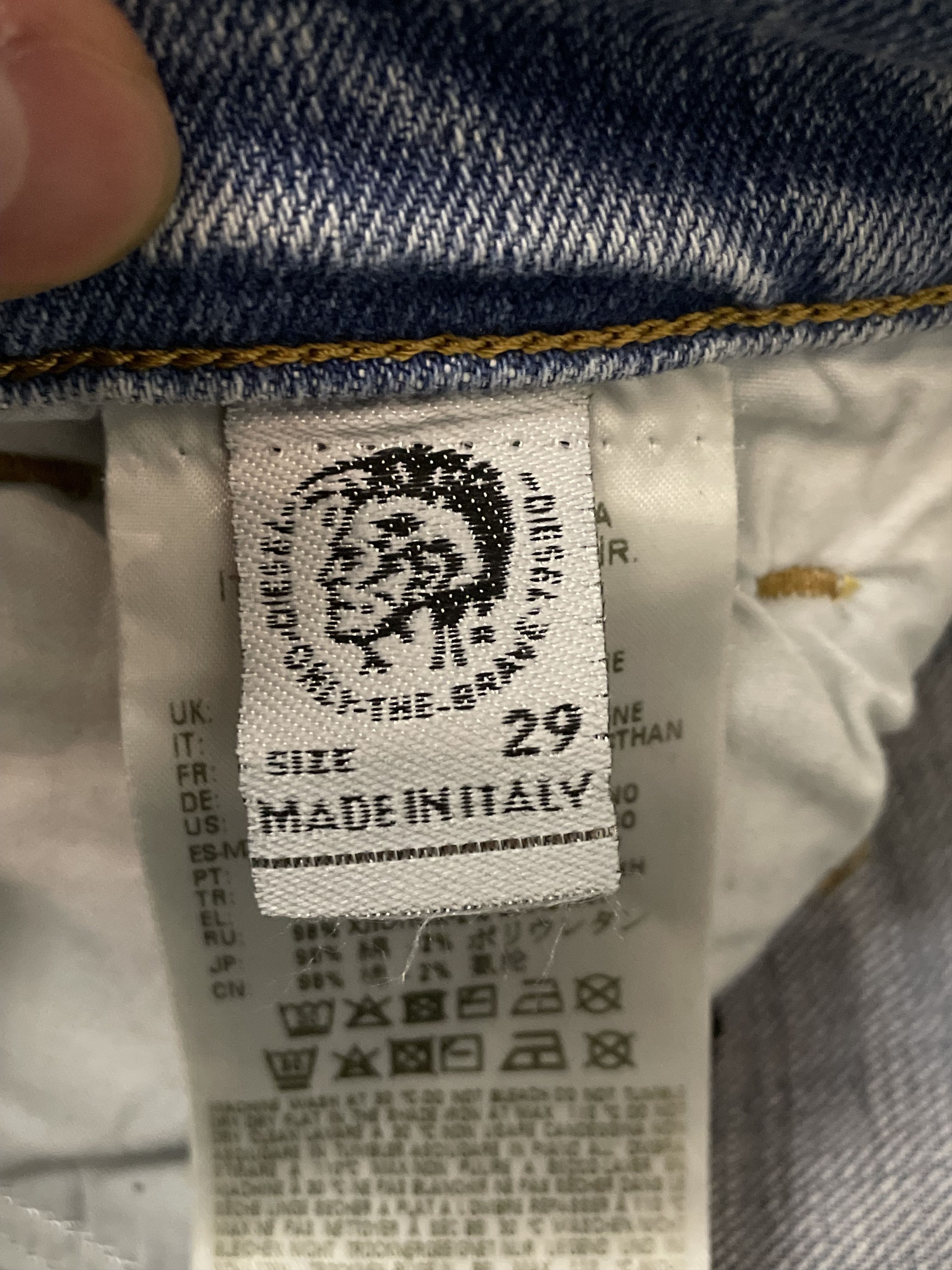 Diesel Diesel D-VIDER distressed denim Size US 29 - 5 Thumbnail