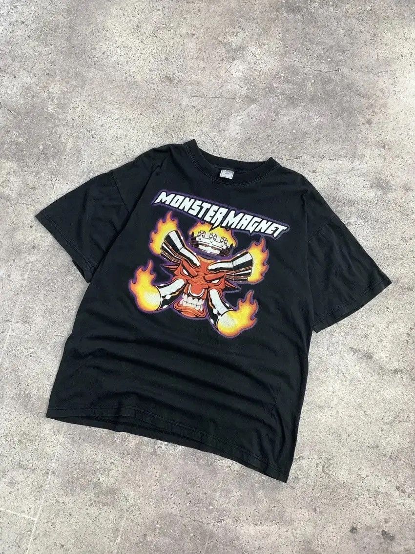 Japanese Brand × Vintage Vintage T-shirt Y2K sk8 street style Monster Magnet Size US L / EU 52-54 / 3 - 3 Thumbnail