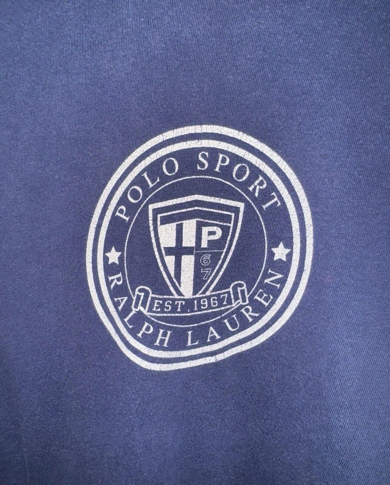 Polo Ralph Lauren Vintage Polo Sport Ralph Lauren 90s Cookie Crest OG Shirt XL Size US XL / EU 56 / 4 - 4 Thumbnail
