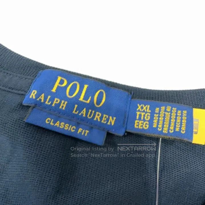 Polo Ralph Lauren Polo Ralph Lauren Knit Embroidered Logo Crew Neck T. Size US XL / EU 56 / 4 - 5 Thumbnail