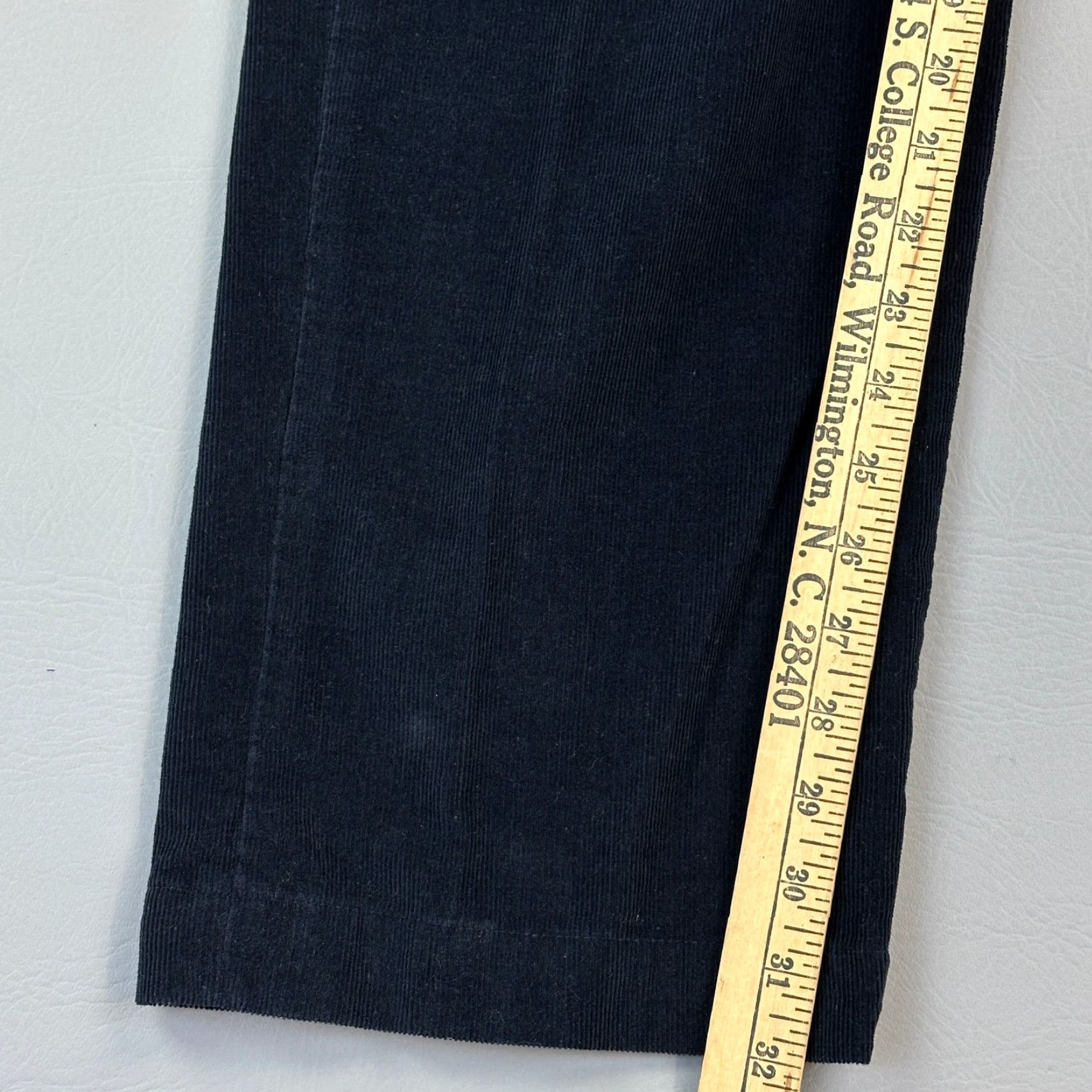 Brooks Brothers VINTAGE Brooks Brothers Country Club Pants Mens 38x32 Navy Corduroy Flat Front Blue Cotton Chino Logo Preppy Retro 90s Mens Size US 38 / EU 54 - 3 Thumbnail