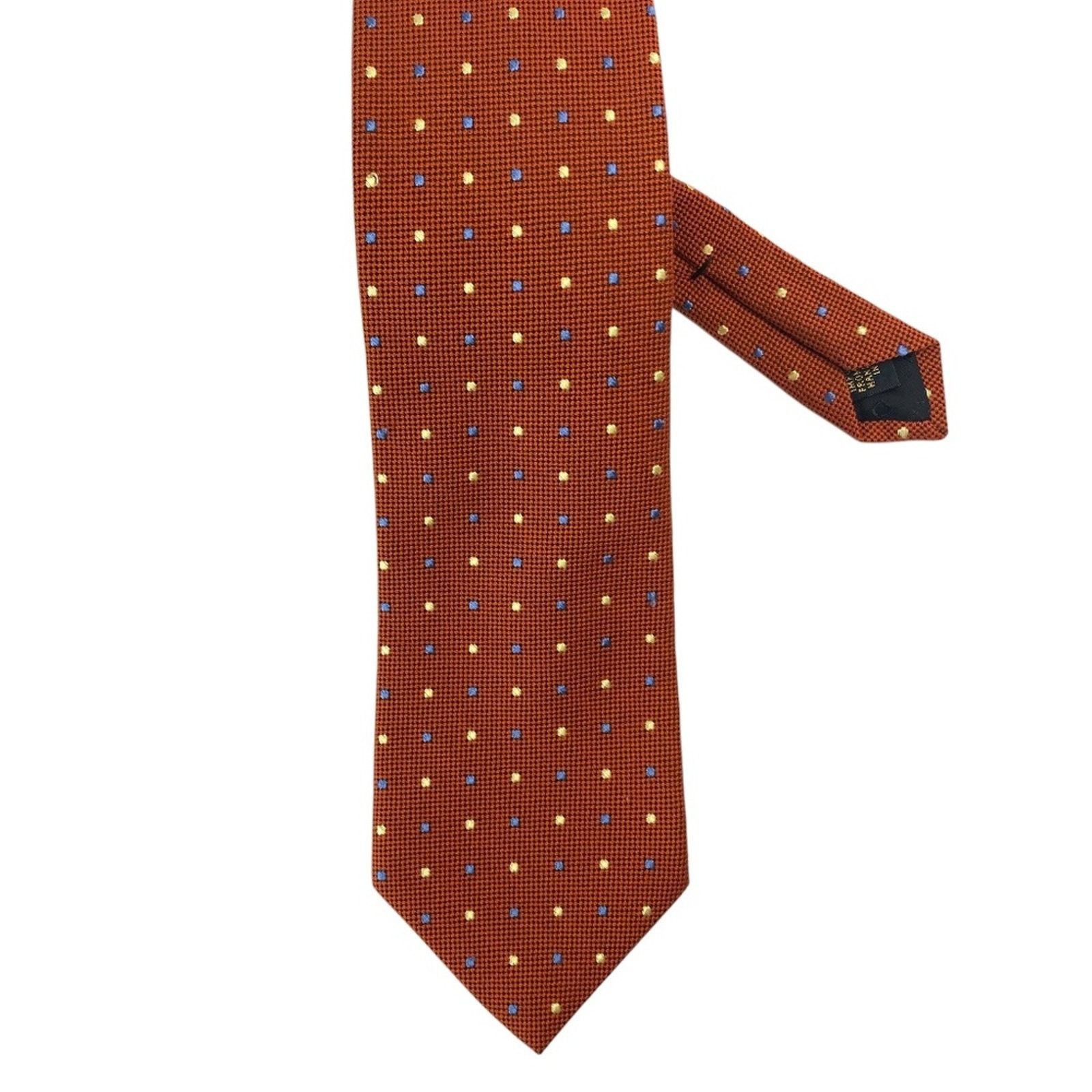 Donna Karan DONNA KARAN SIGNATURE Silk Tie Necktie Apricot Oversized Size ONE SIZE - 1 Thumbnail