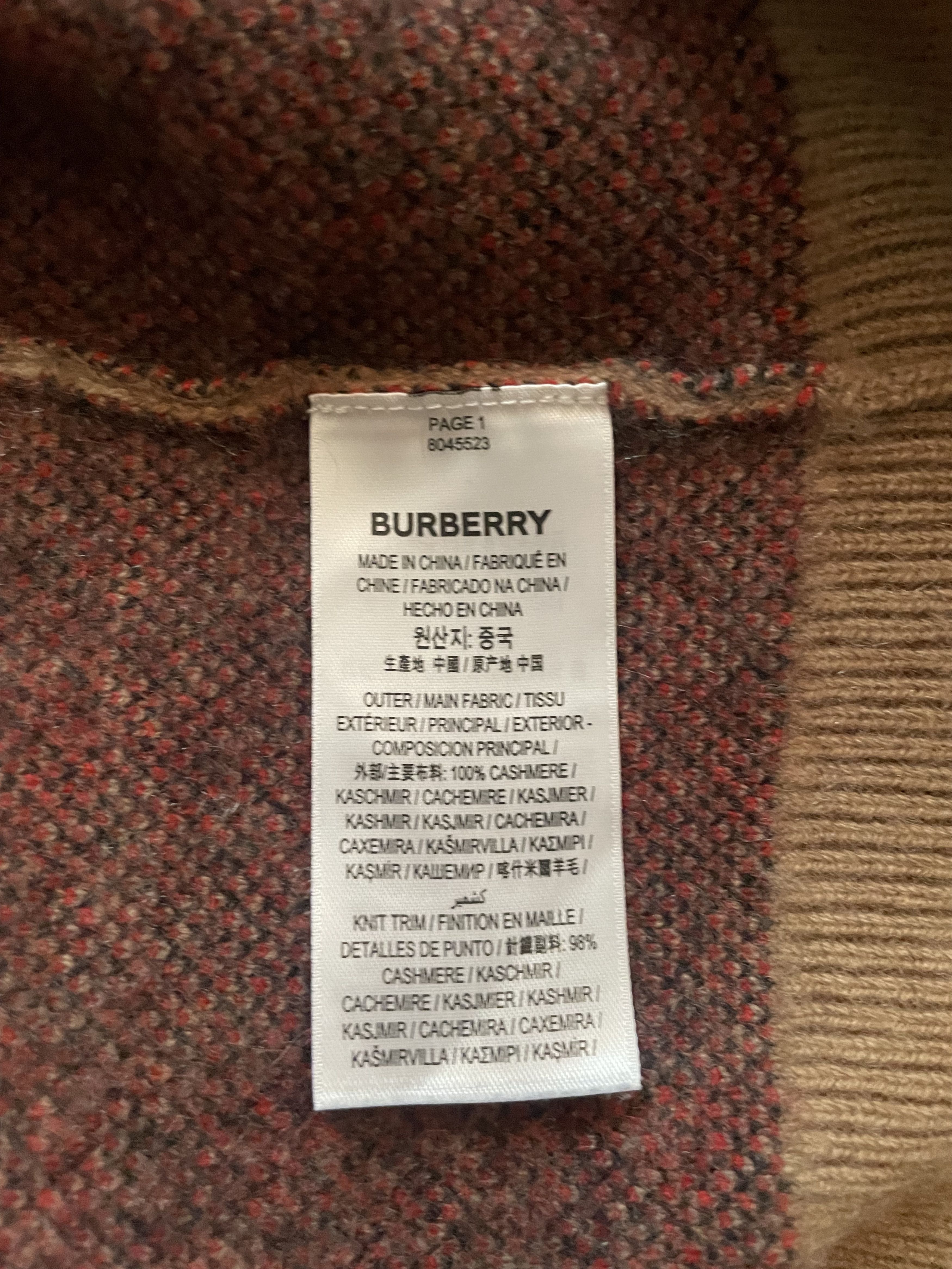 Burberry Burberry chidsey tartan sweater Size US S / EU 44-46 / 1 - 7 Thumbnail