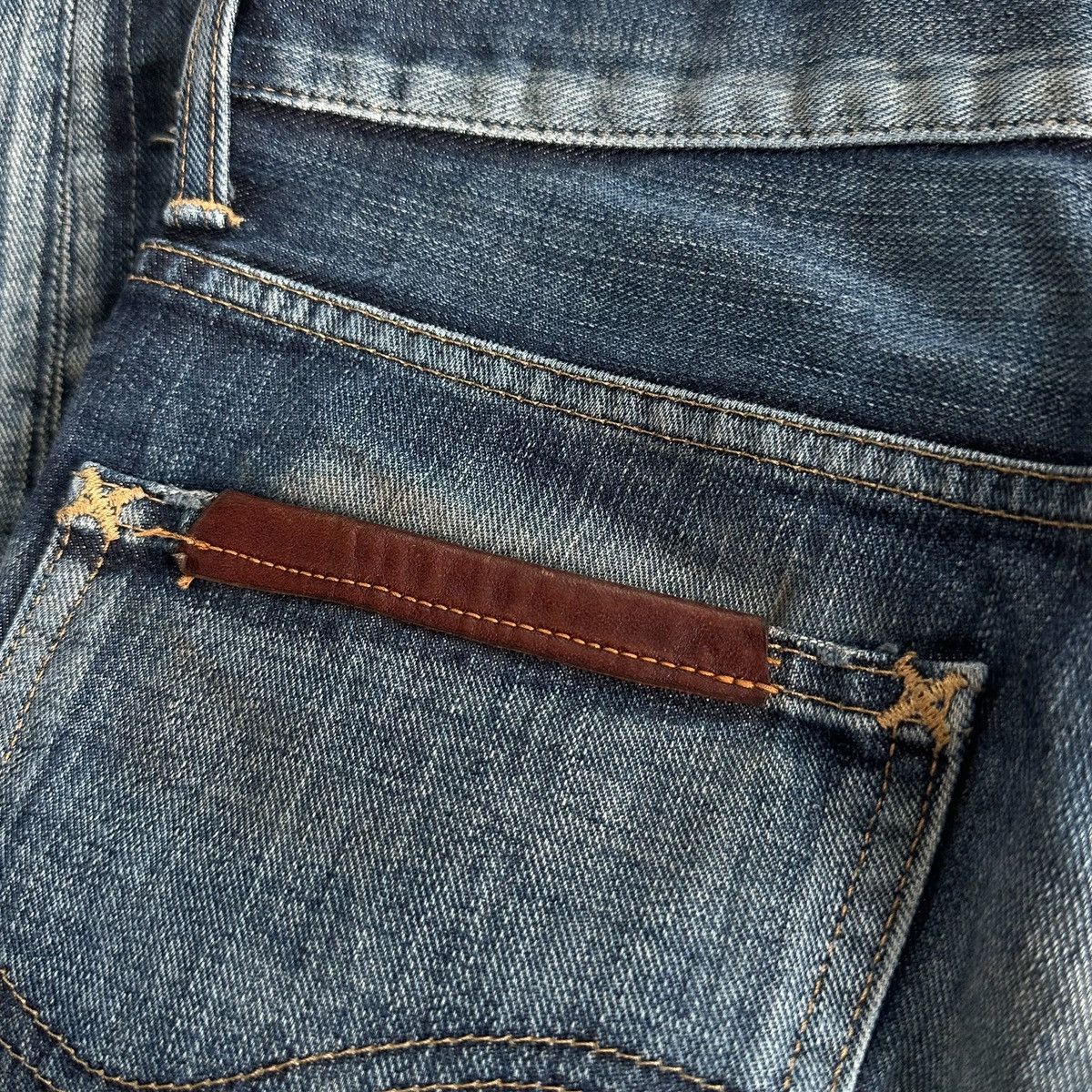Lee Vintage Lee Distressed Repair Flared Denim Size US 30 / EU 46 - 5 Thumbnail