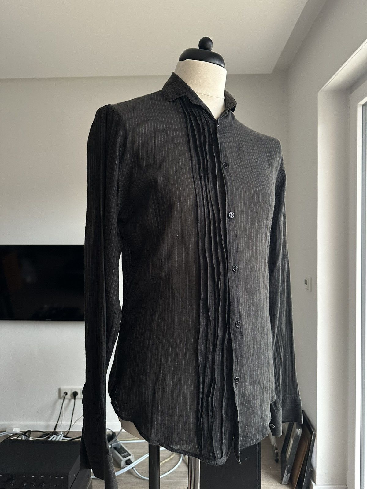 Dior Dior homme ss05 striped button up shirt hedi slimane | Grailed