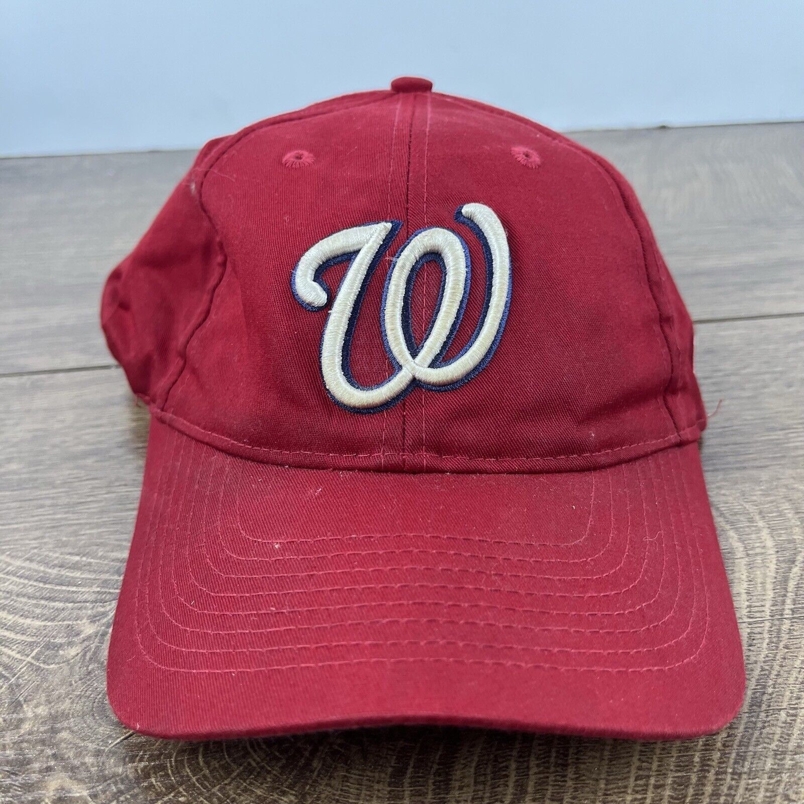 Other Washington Nationals MLB Hat Nats Red Cap Adjustable Hat Red Size ONE SIZE - 2 Thumbnail