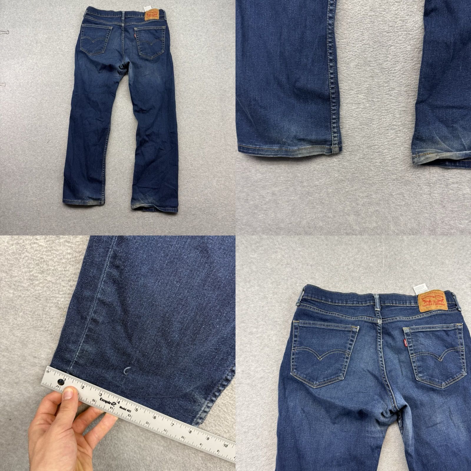 Levi's Levi's Jeans 559 Relaxed Straight Blue Denim 34x32 Men’s 5-Pocket Cotton Blend Belt Loops Regular Inseam 32"} Size US 34 / EU 50 - 8 Thumbnail