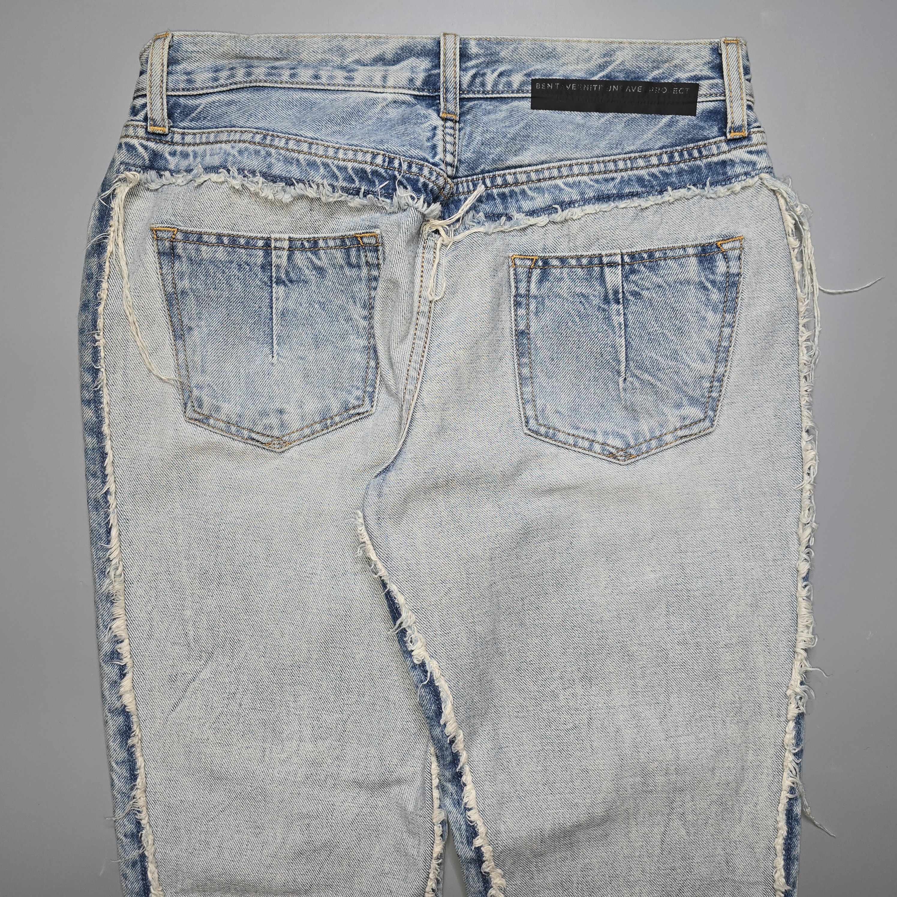 Ben Taverniti Unravel Project × Unravel Project Unravel Project - Distressed Reverse Boyfriend Fit Jeans Size 28" / US 6 / IT 42 - 4 Thumbnail