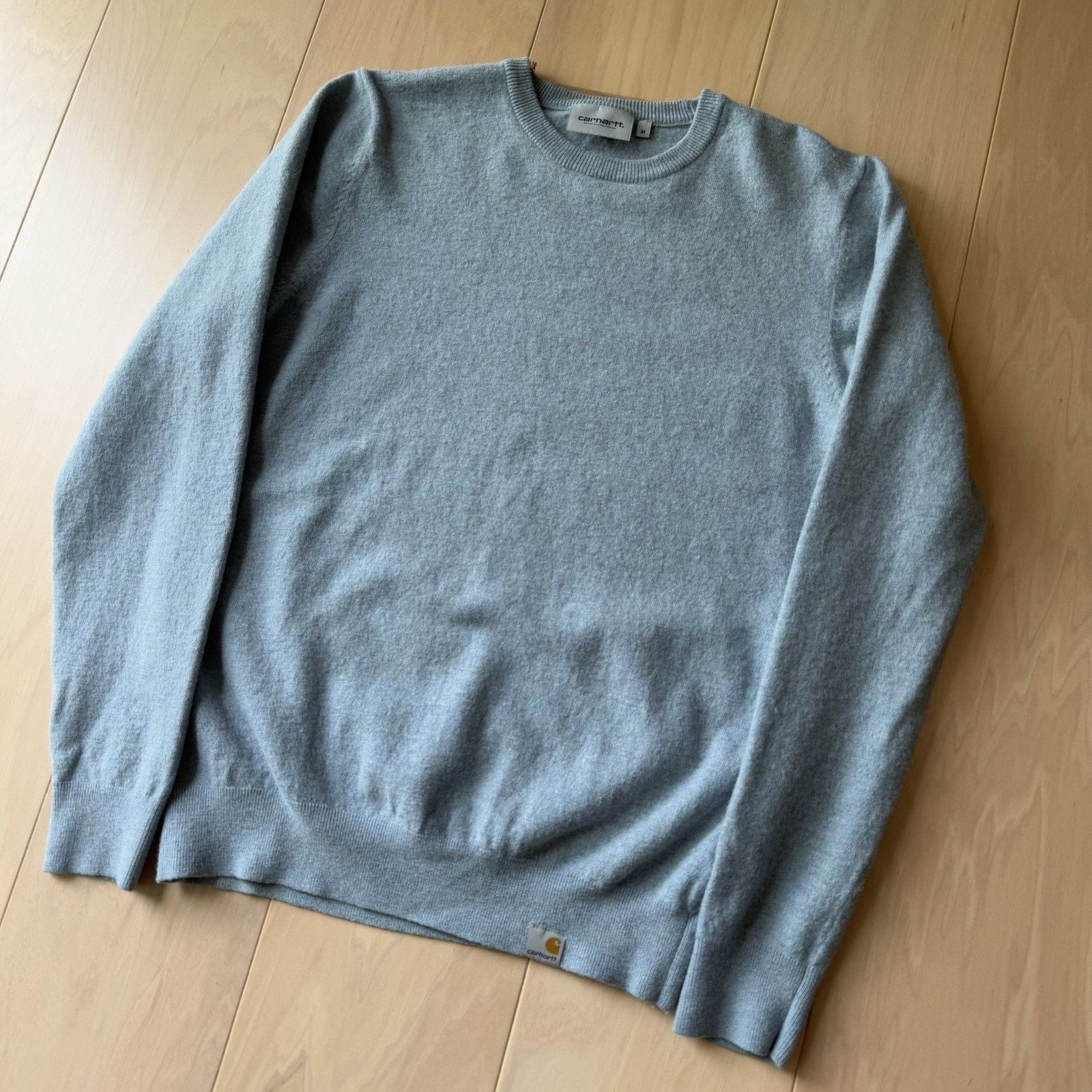 Carhartt Wip Carhartt WIP Playoff Sweater Medium Blue Wool Pullover Size US M / EU 48-50 / 2 - 9 Thumbnail