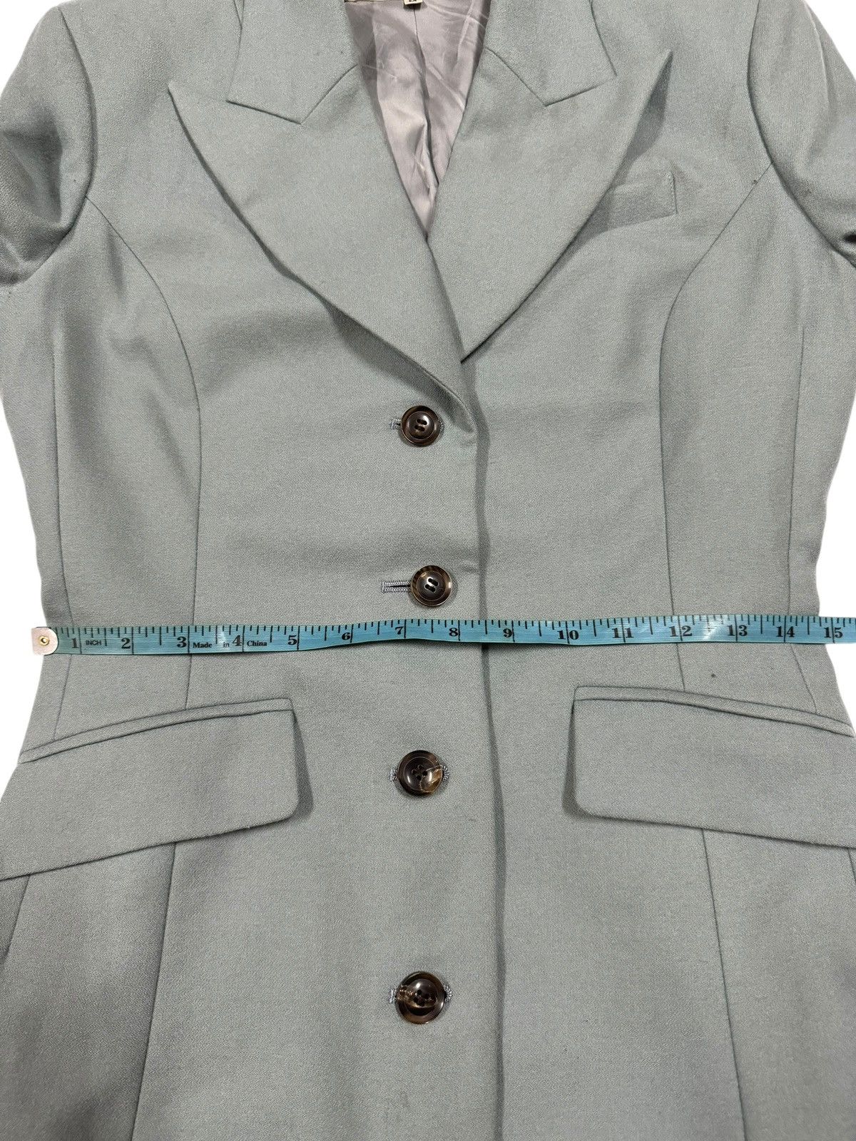 Katharine Hamnett London Katharine Hamnett London Green Blazer Jacket Size M / US 6-8 / IT 42-44 - 9 Thumbnail