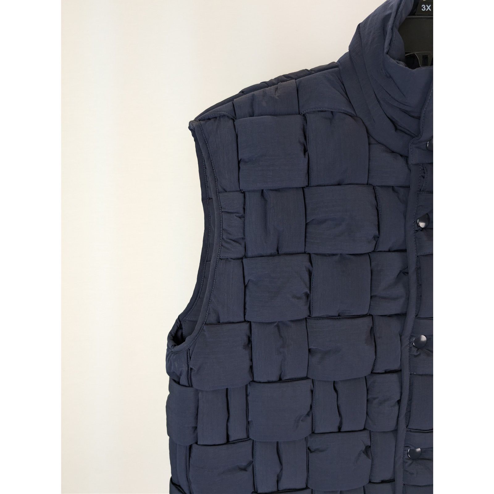 Bottega Veneta o1rshd1 Tech Rip-Stop Nylon Gilet Vest in Blue Size US M / EU 48-50 / 2 - 5 Thumbnail