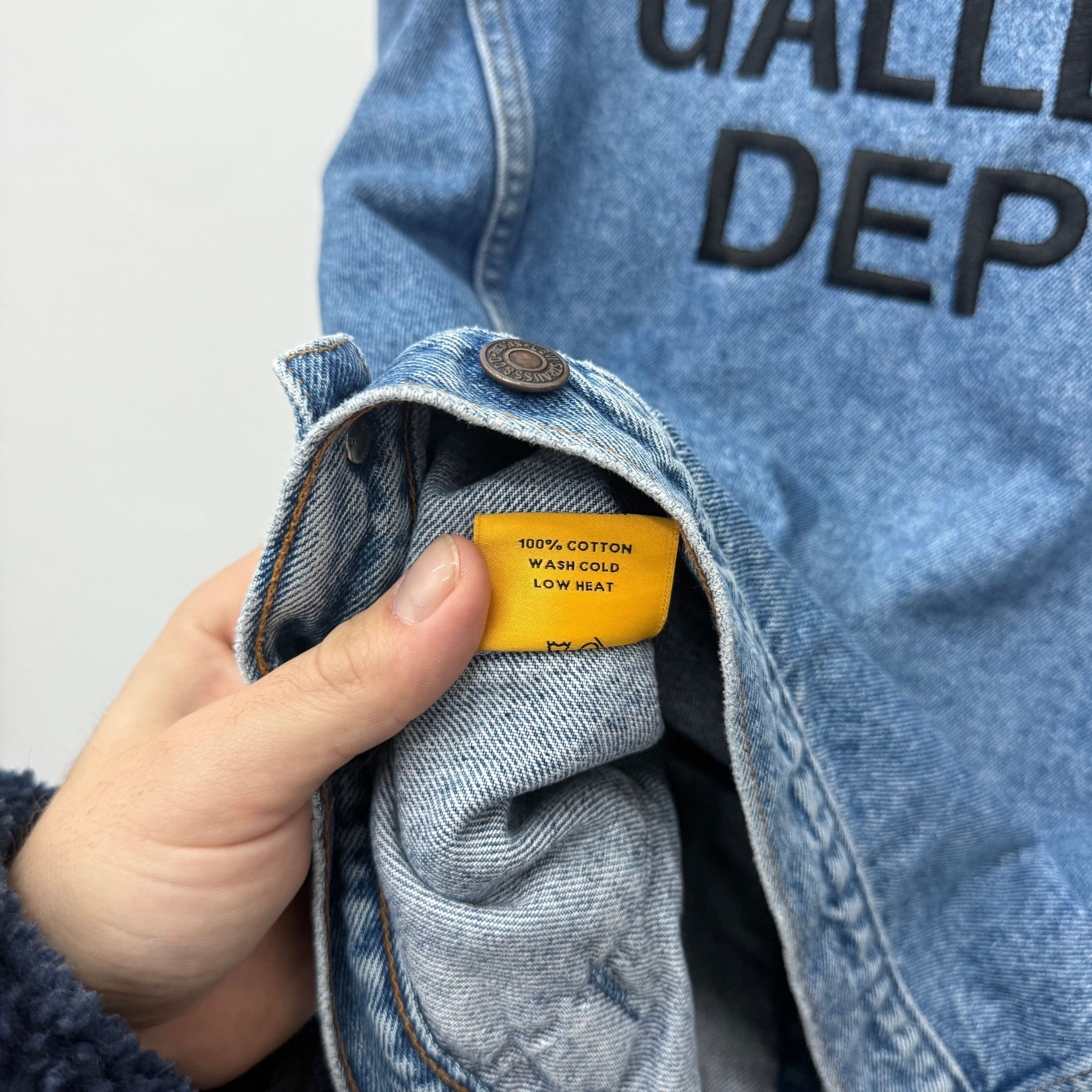 Gallery Dept. Gallery Dept Denim Logo Andy Jacket - Size XXL Size US XXL / EU 58 / 5 - 3 Thumbnail