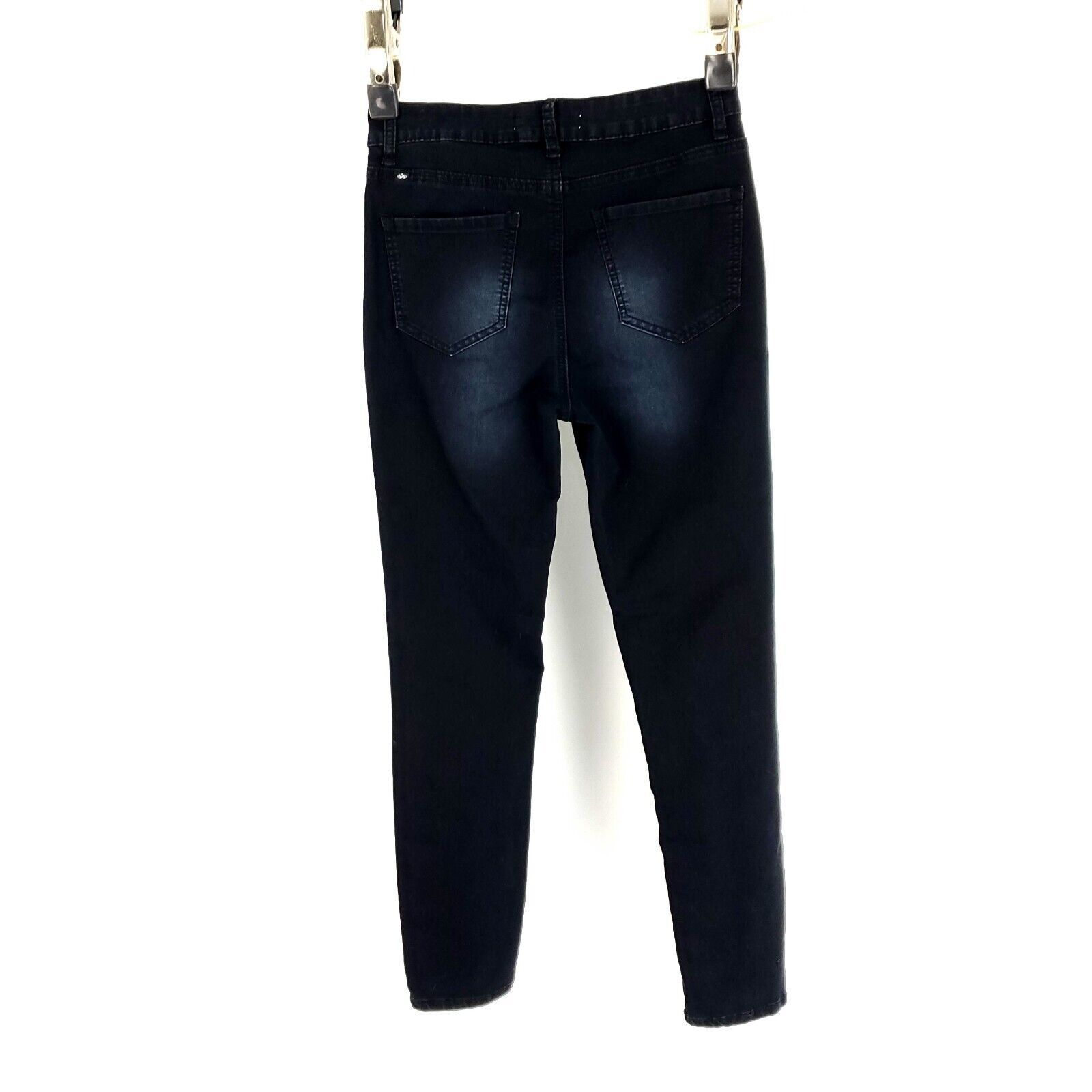 Almost Famous Almost Famous Premium Denim Jeans Black Dark Stone Wash Midr Size 27" / US 4 / IT 40 - 7 Thumbnail