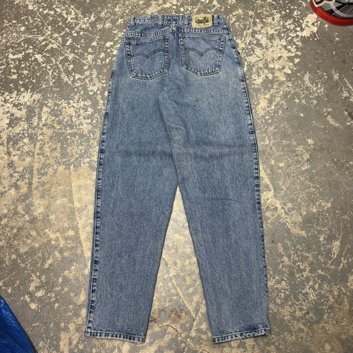 Levi's Vintage Levi’s Silvertab Light Wash Baggy Blue Jeans Pants Size US 28 / EU 44 - 7 Thumbnail