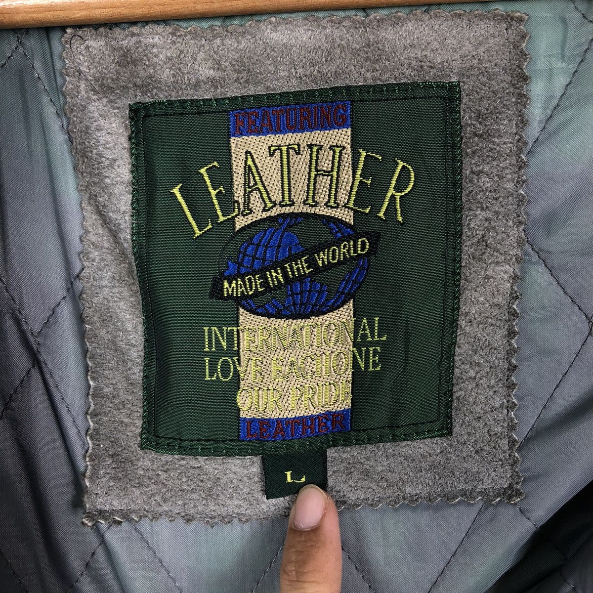 Japanese Brand 📌Vintage Genuine Leather Jacket Bomber Biker World Size US L / EU 52-54 / 3 - 19 Thumbnail