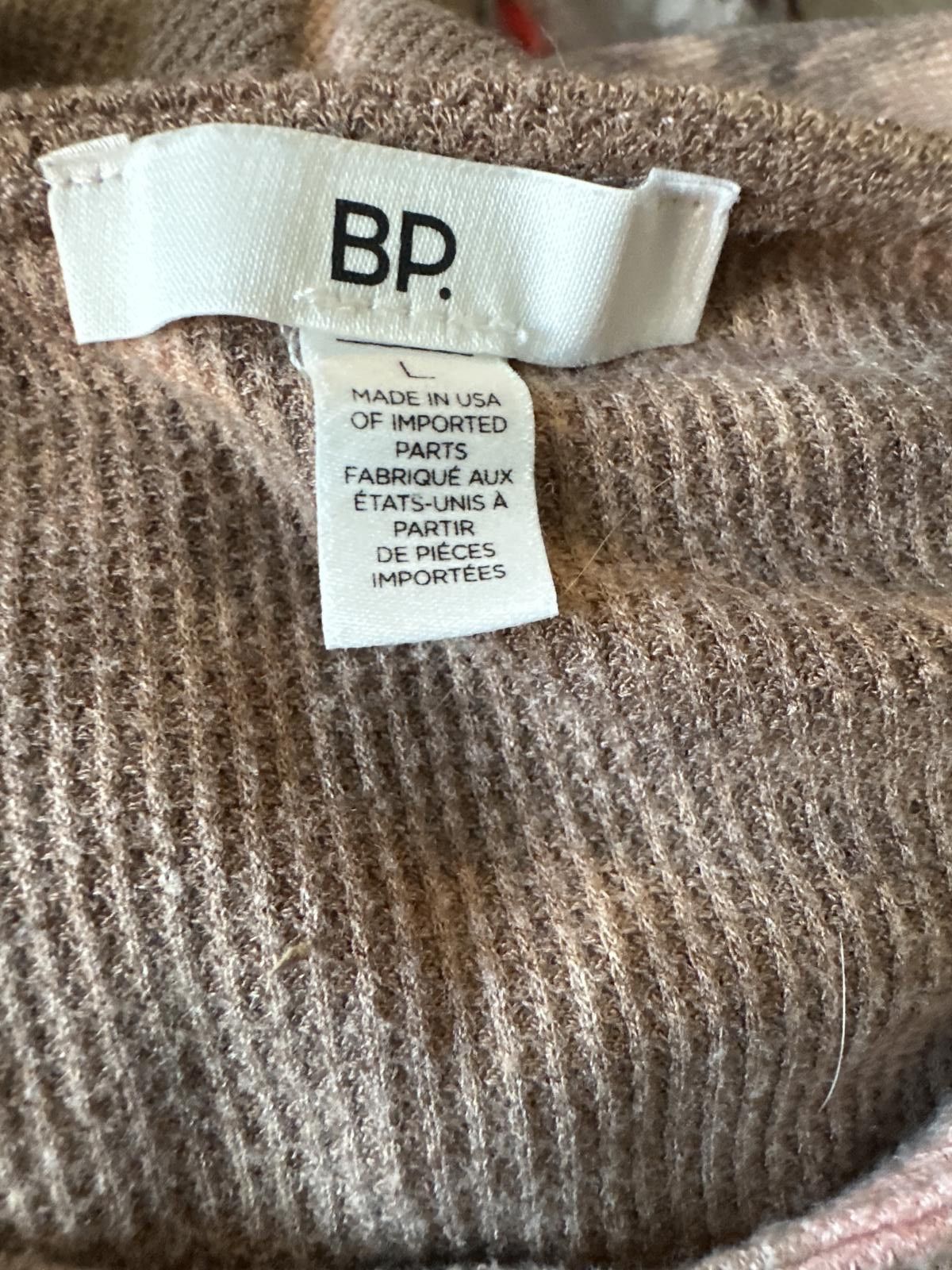 BP. BP. Tie-Dye Ribbed Dress Size L Size L / US 10 / IT 46 - 4 Thumbnail