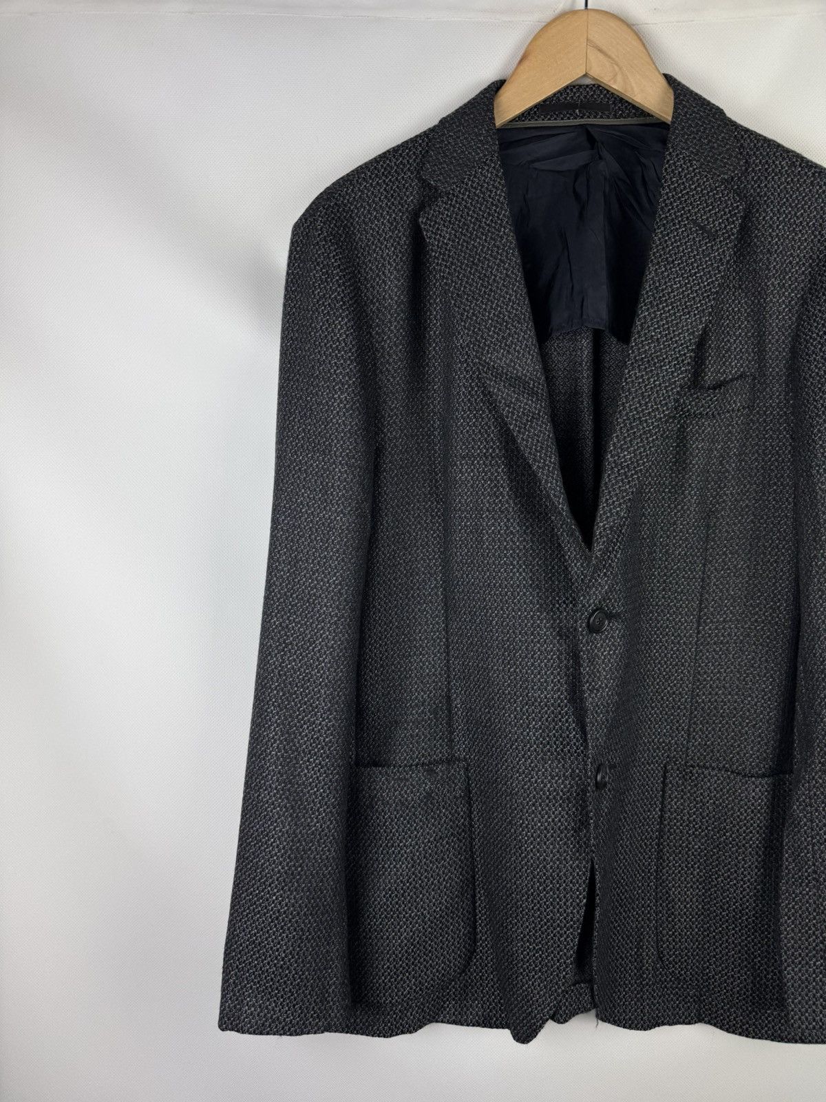 Z Zegna Z Zegna Drop 7 Shirt Wool Half Lined Blazer Jacket Sportcoat Size 40R - 2 Thumbnail
