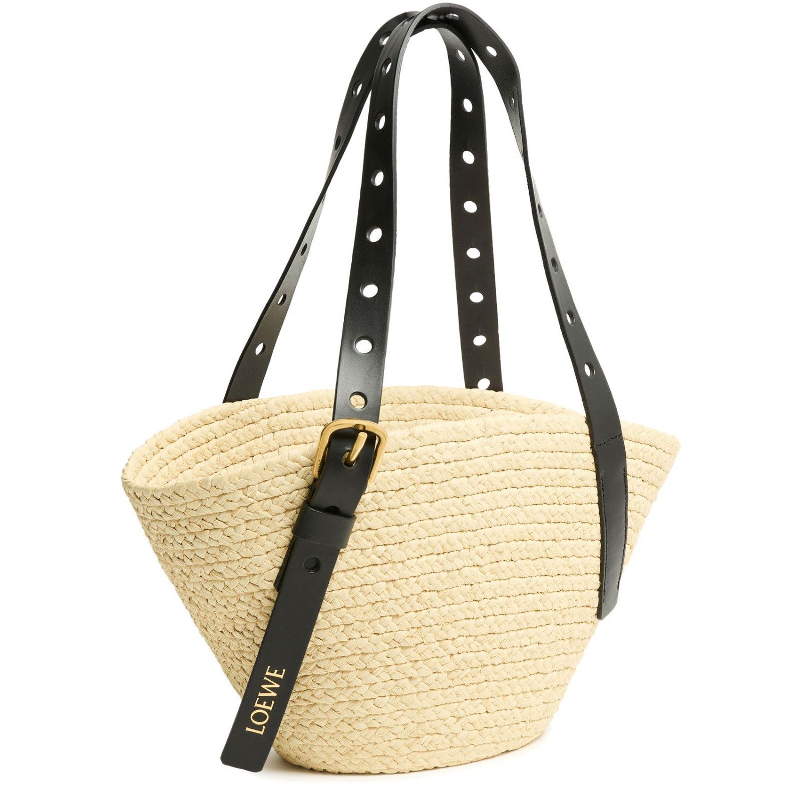 Loewe LOEWE Punch Small Natural Raffia Tote Bag New & Authentic Size ONE SIZE - 2 Thumbnail