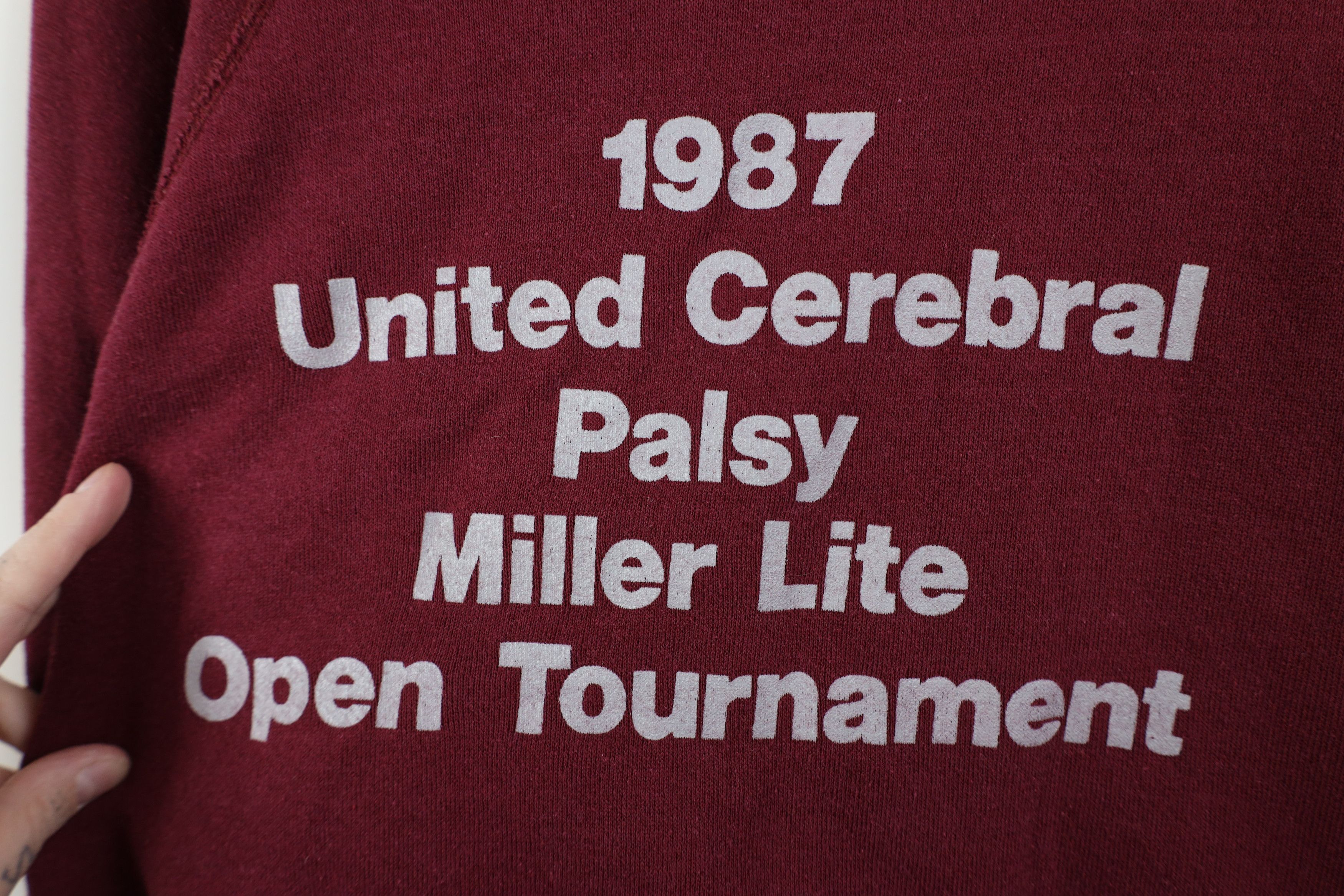 Vintage Vintage 80s American Amateur Racquetball 1987 Sweatshirt Size L / US 10 / IT 46 - 10 Thumbnail