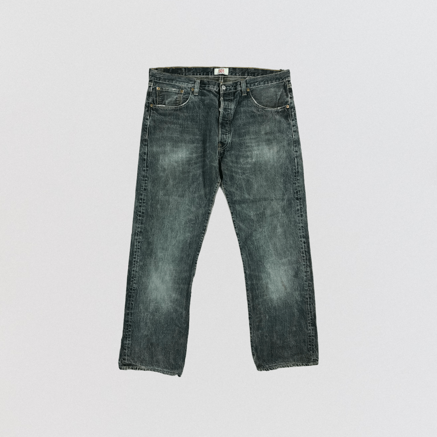 Levi's × Vintage Vintage Levis 501 Black Jeans-JM2352 Size US 41 - 1 Thumbnail