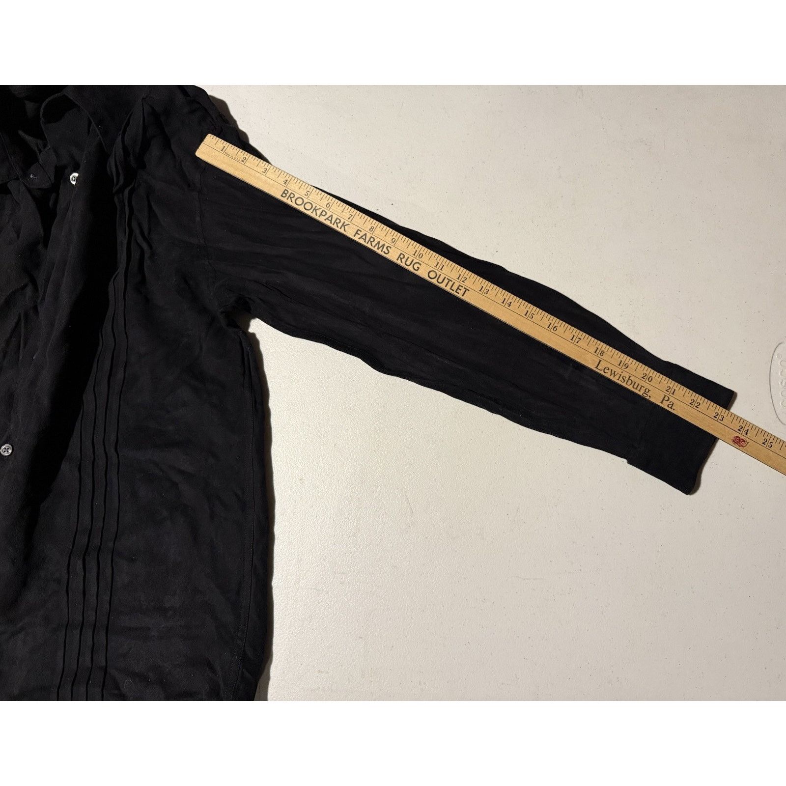 Other Liz Claiborne Blouse Womens Large Pintuck Dark Academia Size L / US 10 / IT 46 - 5 Thumbnail