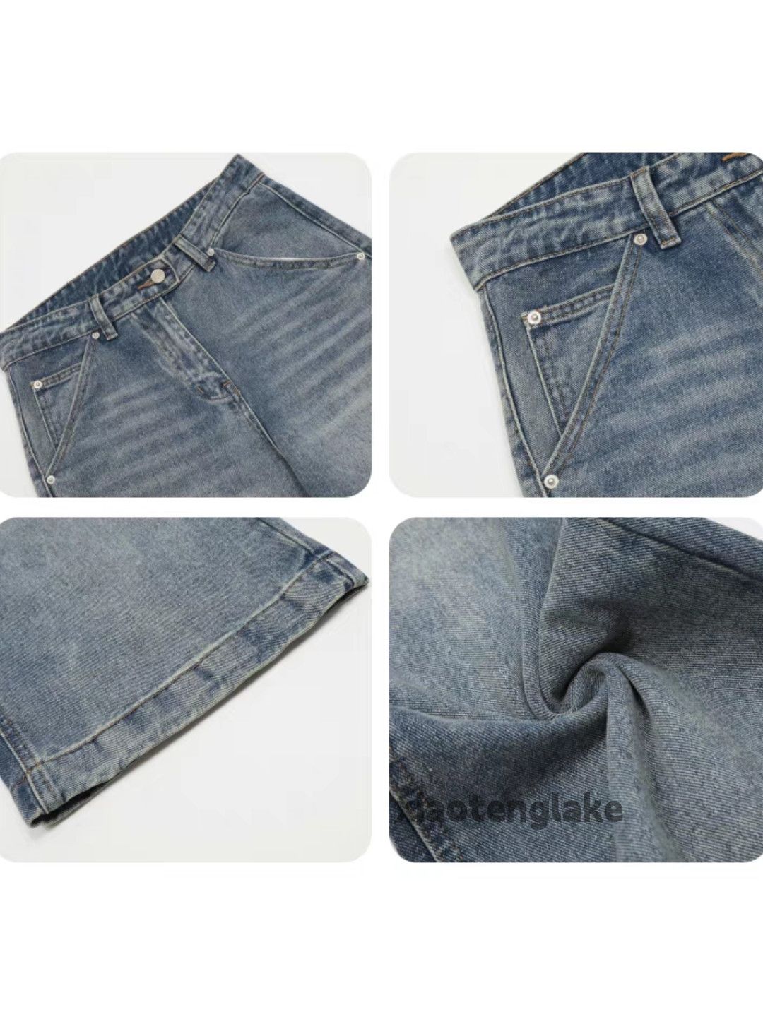 Jean × Vintage washed faded utility workweek skate hiphop baggy jeans Size US 32 / EU 48 - 8 Thumbnail