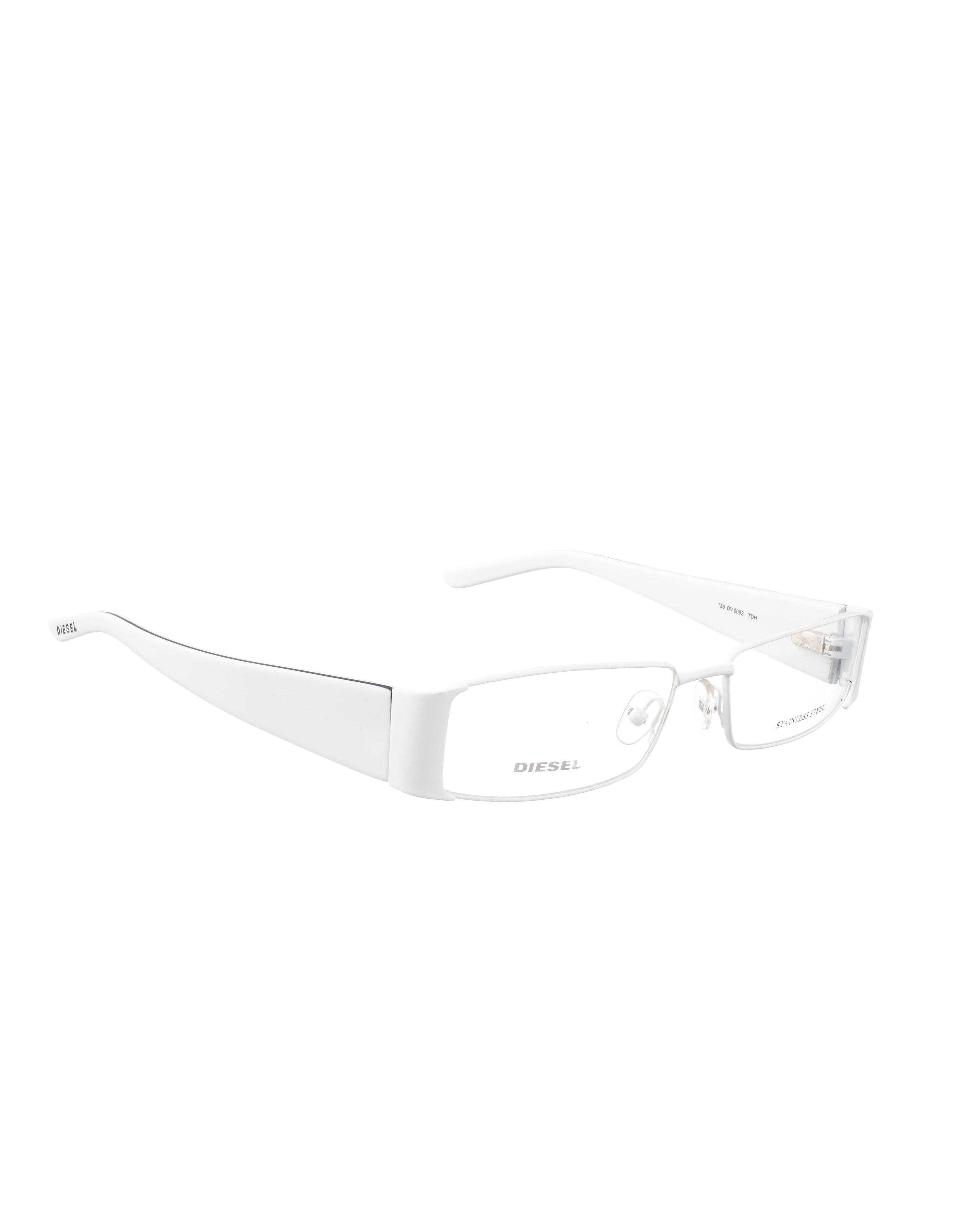Diesel Diesel 00s White Plastic Glasses with Retro Logo Size ONE SIZE - 2 Thumbnail