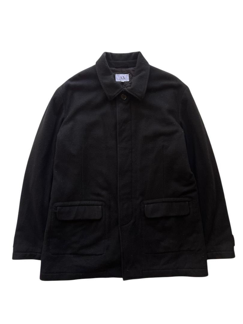 Armani Exchange Armani Exchange Wool Coat Size US XL / EU 56 / 4 - 1 Thumbnail