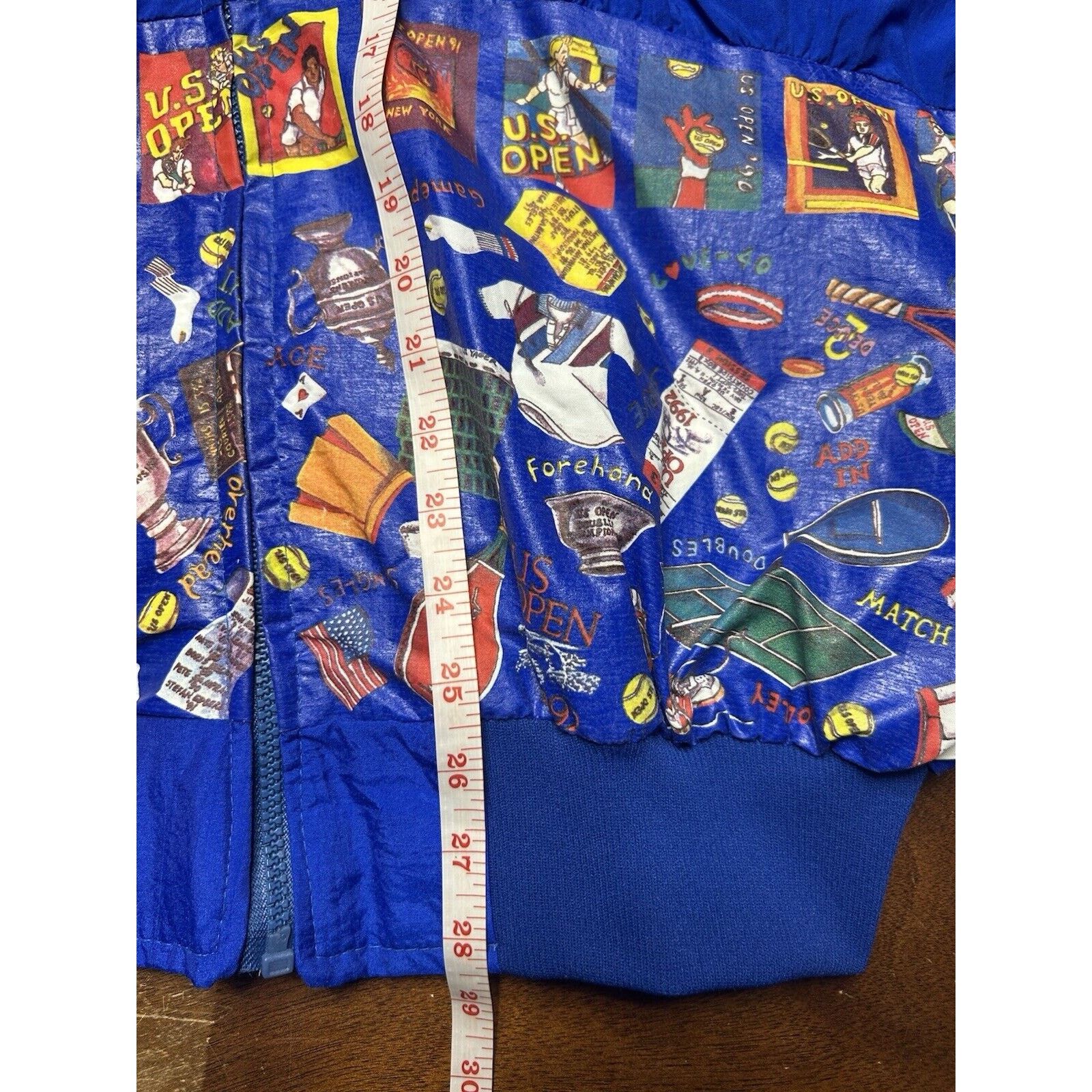 Vintage VTG 90s Official US Open Tennis Full Zip Windbreaker Rare Size US XL / EU 56 / 4 - 7 Thumbnail