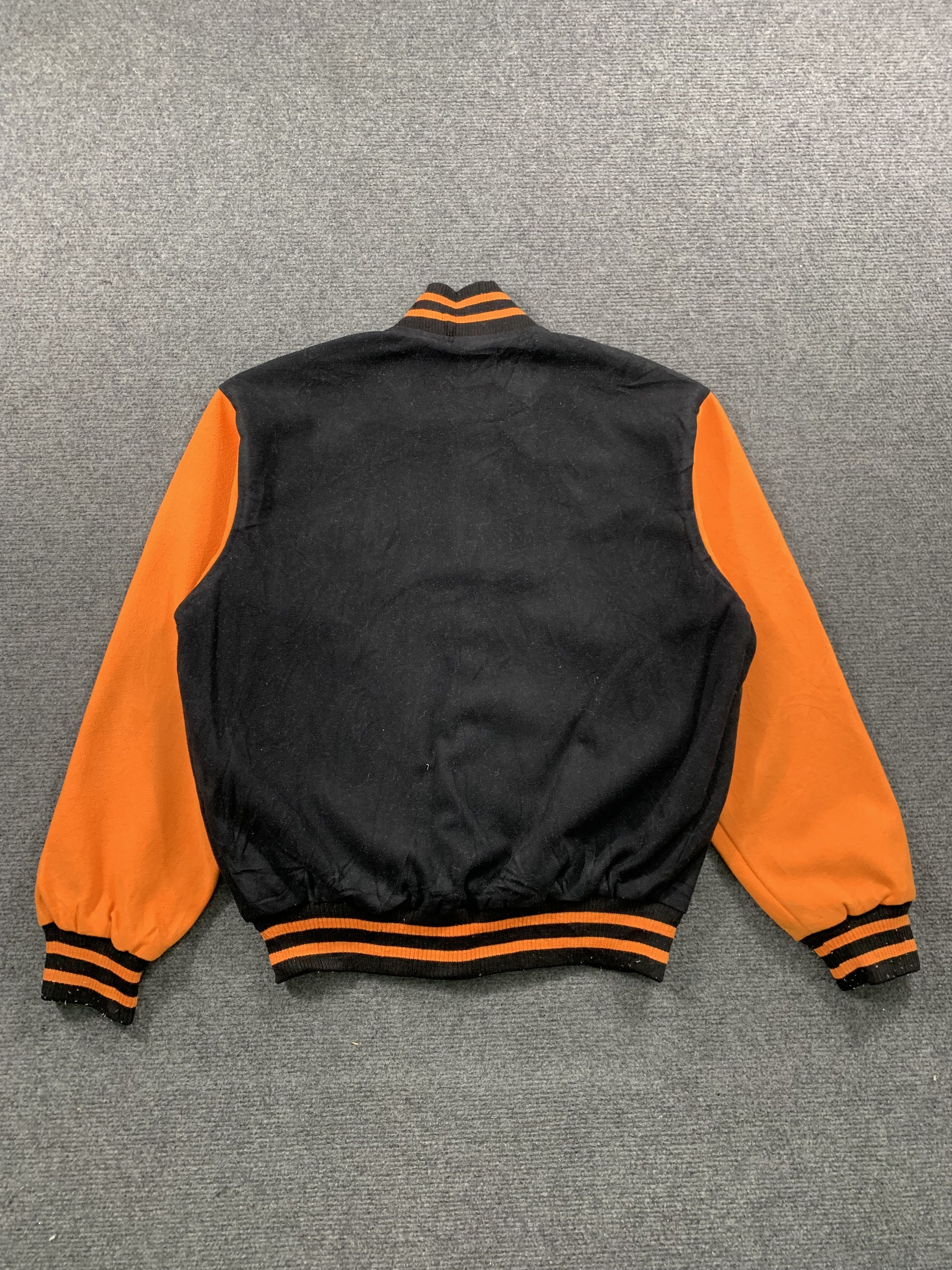 Asics Vintage Asisc Button Up Wool Varsity Jacket Size US M / EU 48-50 / 2 - 9 Thumbnail