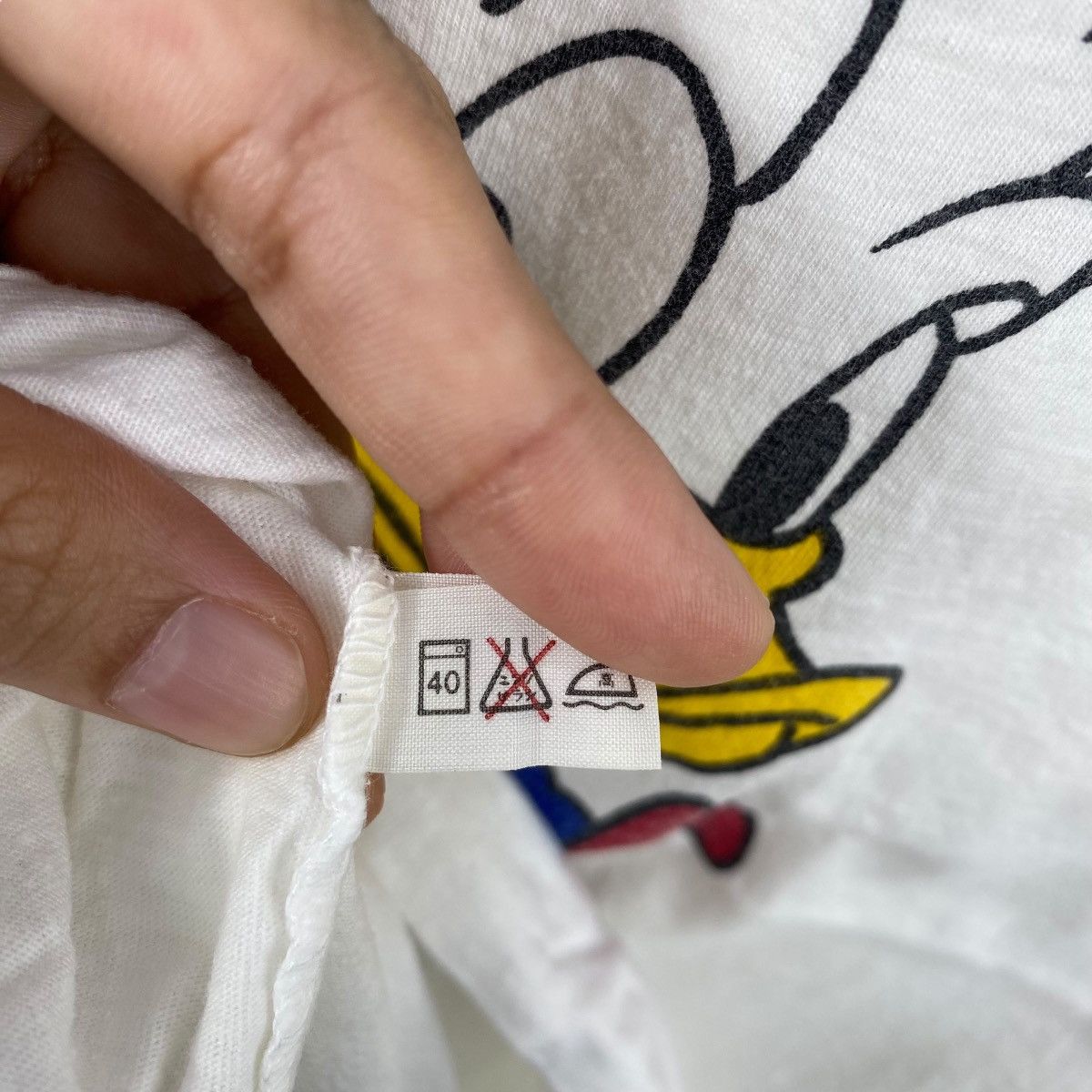 Disney × Vintage Vintage 80's DONALD DACK Walt Disney Productions Cartoon Tee Size US S / EU 44-46 / 1 - 8 Thumbnail