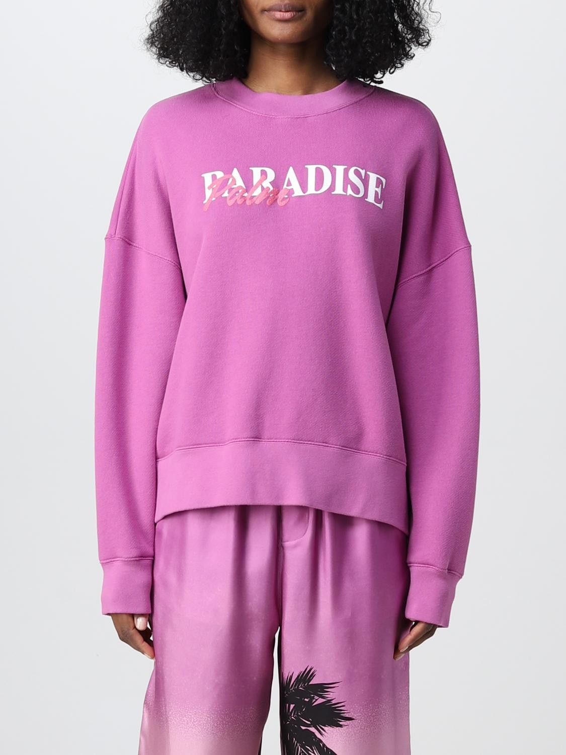 Palm Angels o1y1225 Sweatshirt in Mauve Size XS / US 0-2 / IT 36-38 - 1 Thumbnail