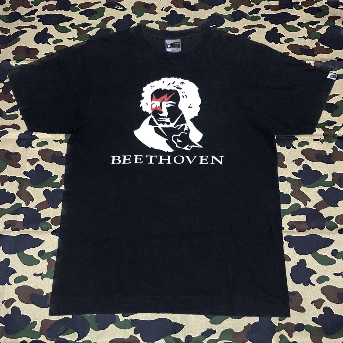 Bape Bape Sta Beethoven Foot Soldier Tee Size US L / EU 52-54 / 3 - 1 Thumbnail