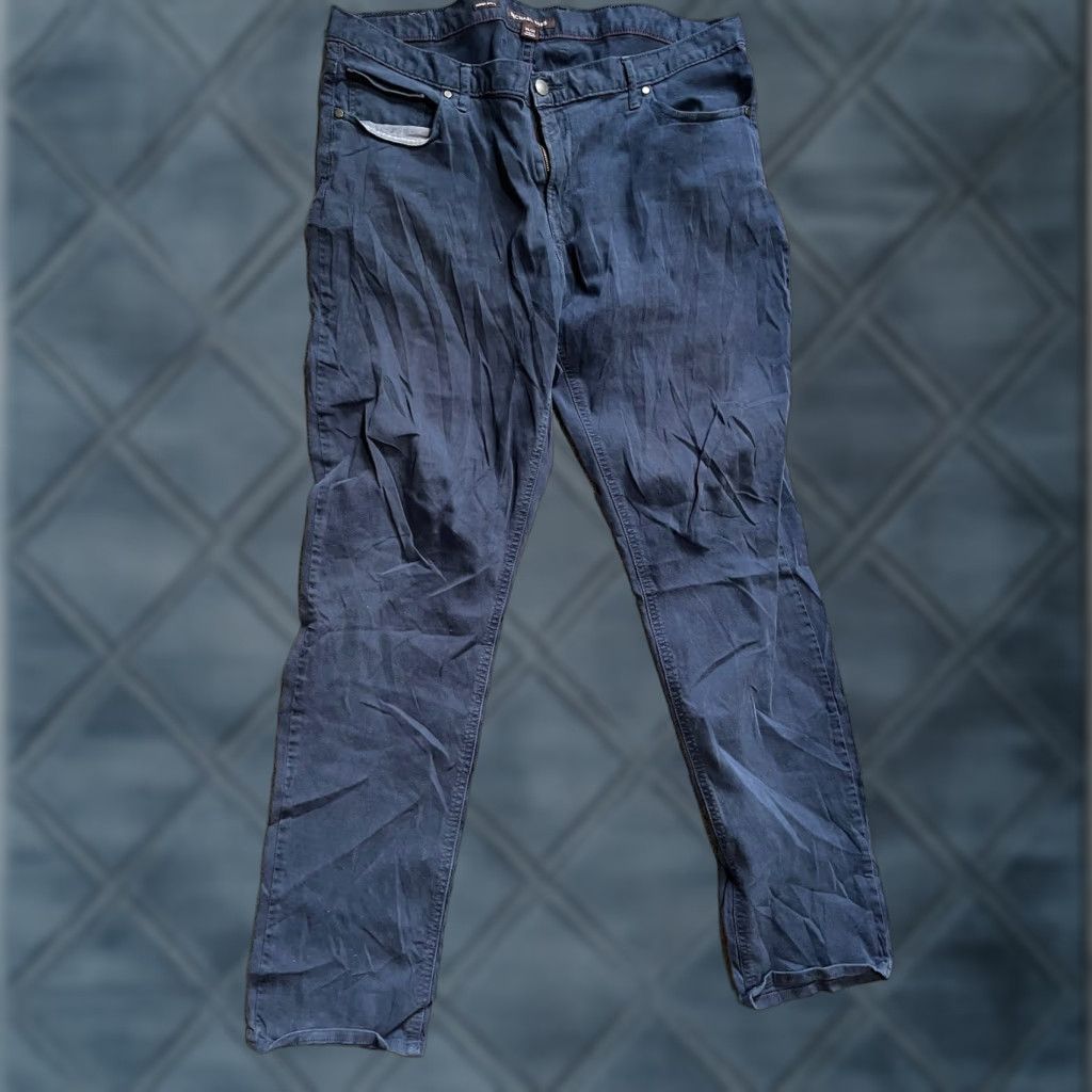 Michael Kors Michael Kors Mens Pants 38x34 Blue Tailored Parker Slim Fit Solid Slimming Size US 38 / EU 54 - 1 Thumbnail