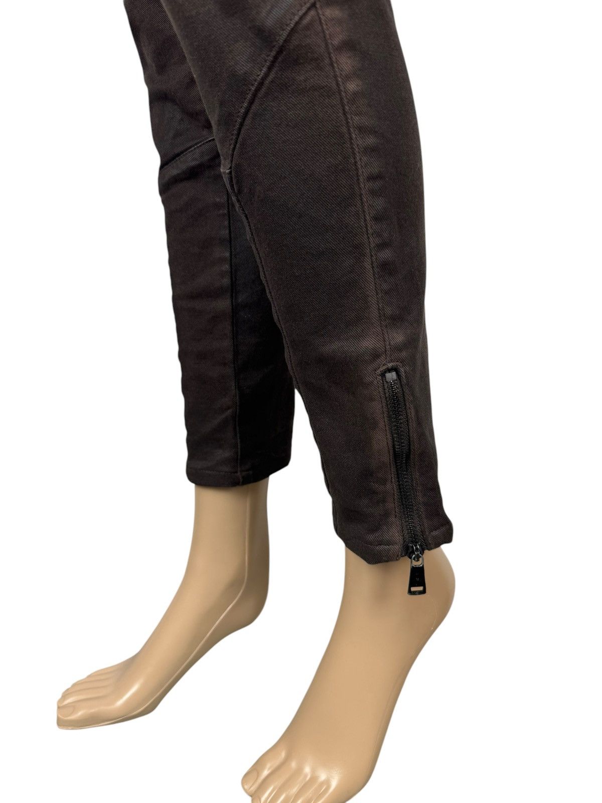 Polo Ralph Lauren Polo Ralph Lauren Waxed Jeans Biker Ankle Zip size 27 Size 27" / US 4 / IT 40 - 2 Thumbnail