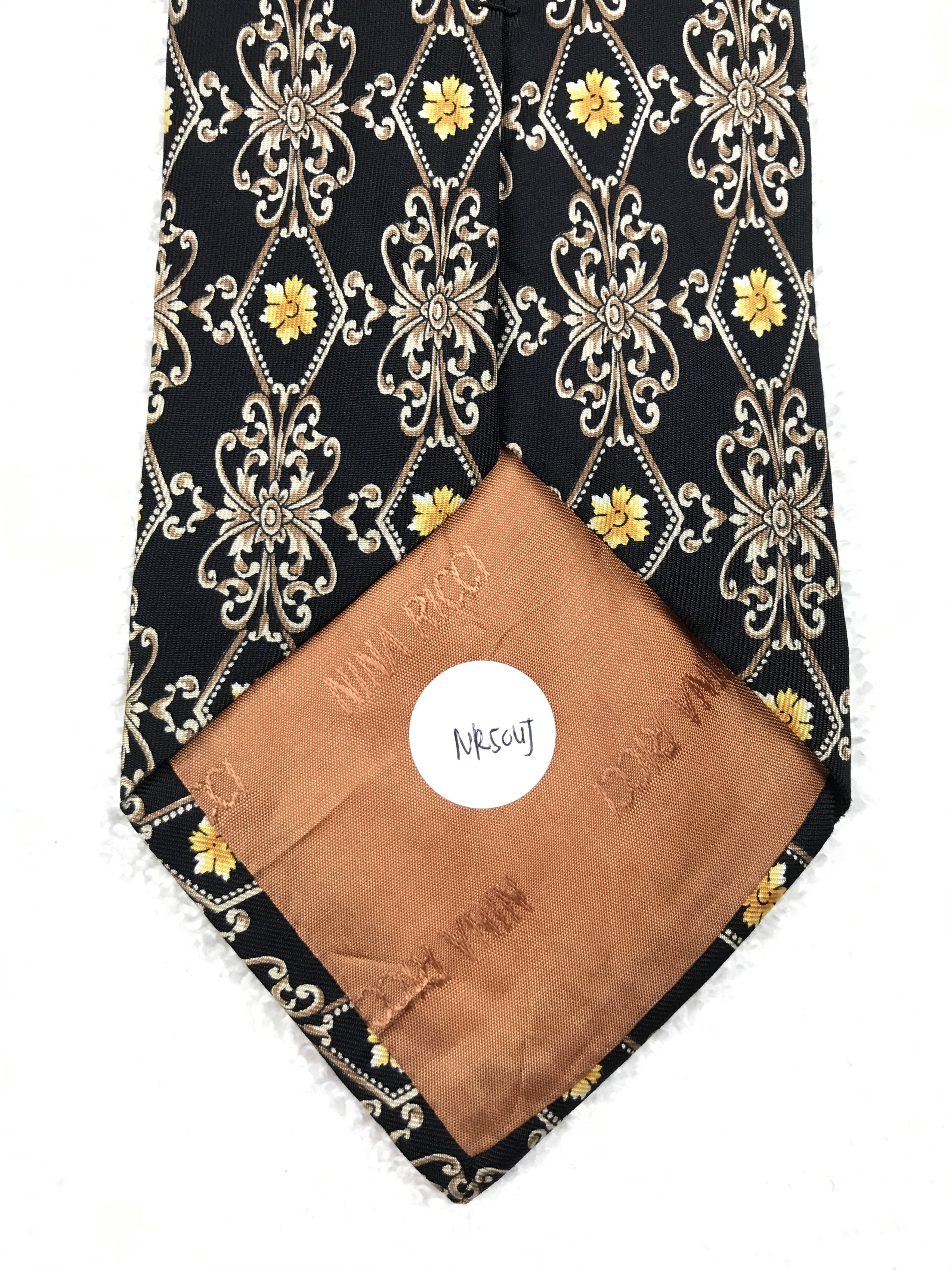 Designer × Vintage Vintage Nina Ricci Silk Necktie Size ONE SIZE - 7 Thumbnail