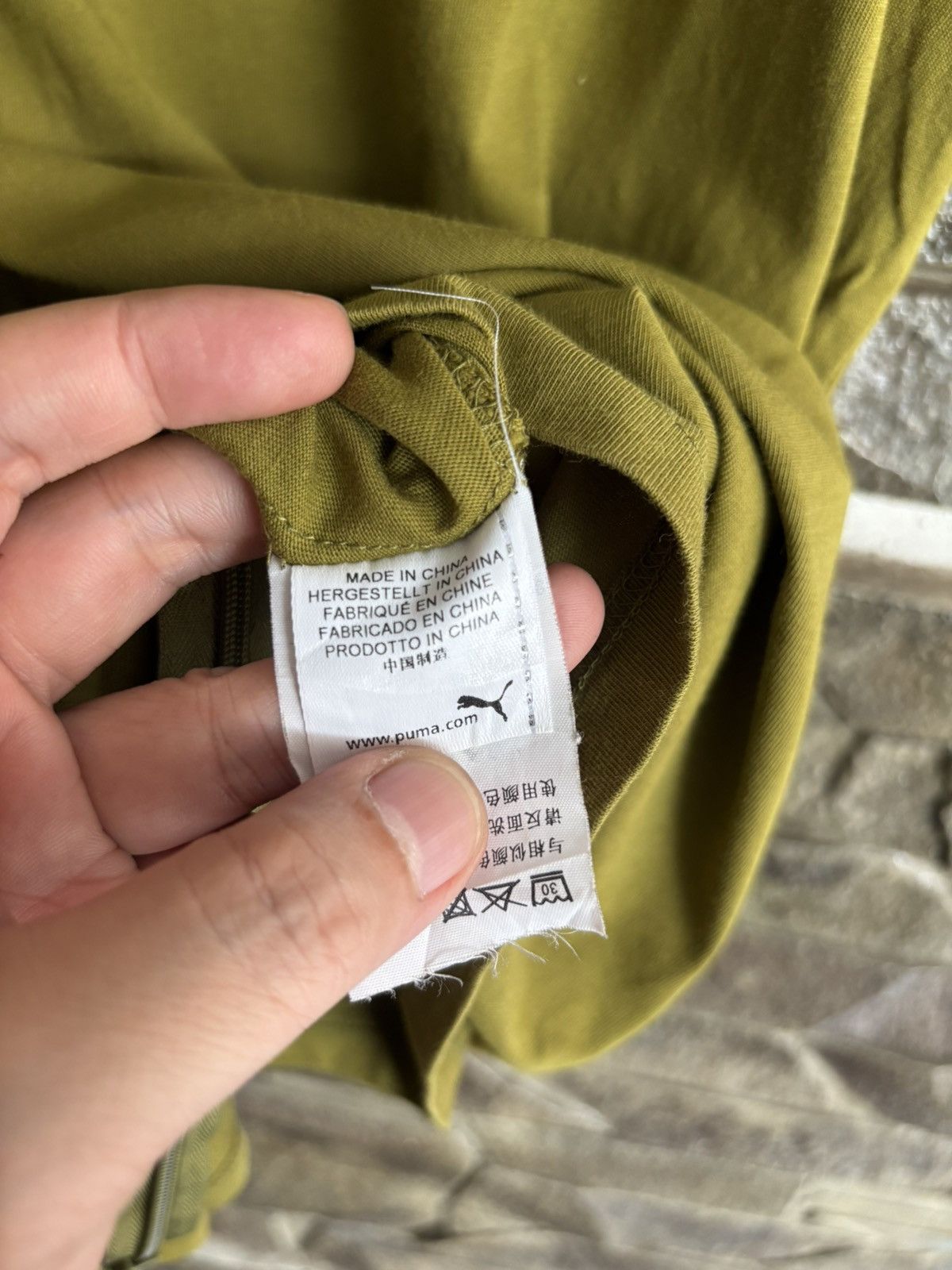 Puma Puma Naturel Side Zipper Back Logo Tee Size US M / EU 48-50 / 2 - 10 Thumbnail