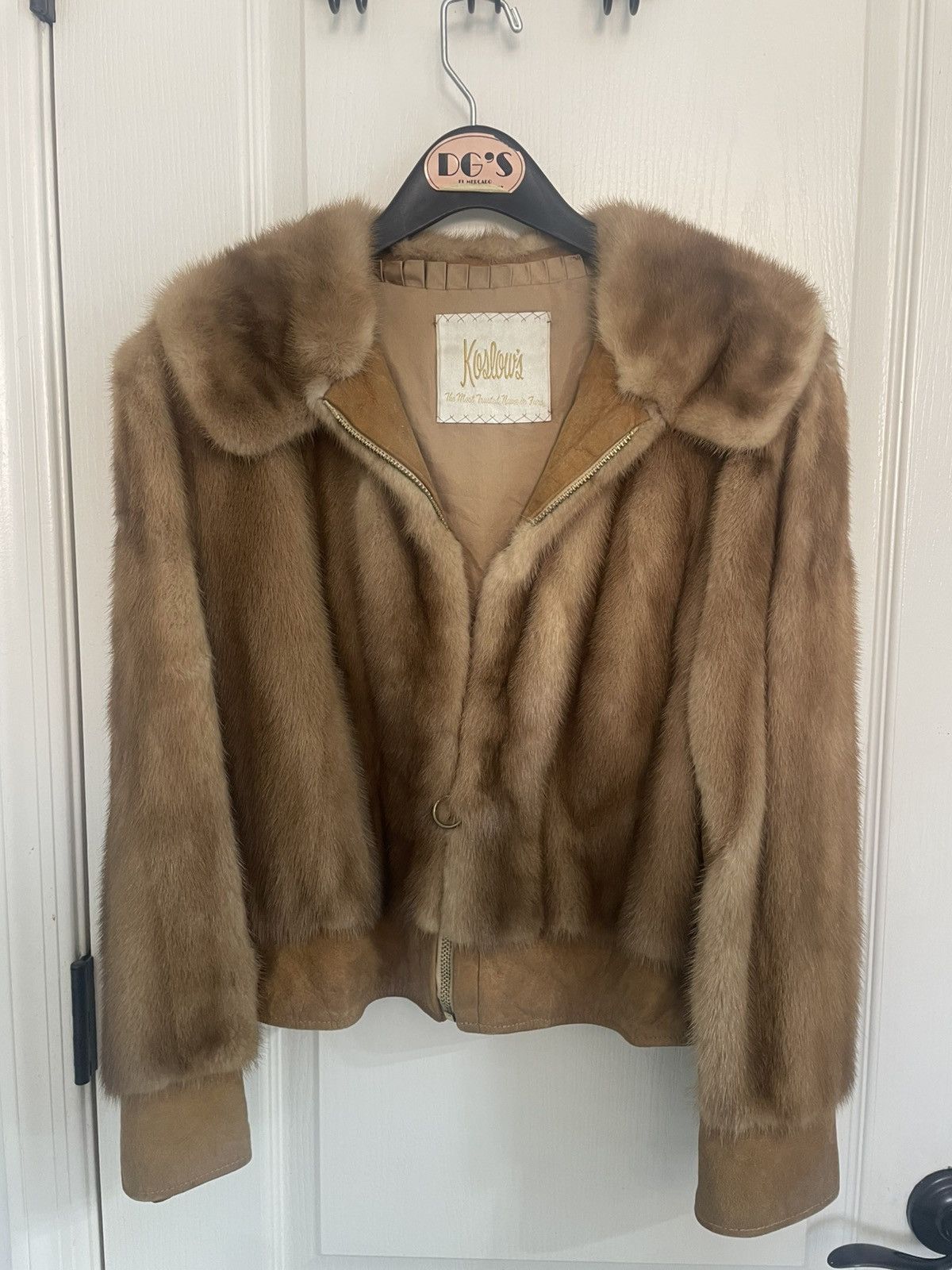 Vintage Mink fur bomber Size S / US 4 / IT 40 - 2 Thumbnail