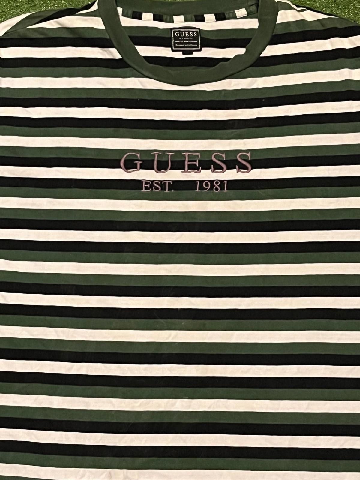 Other Vintage Guess Striped Tee Size ONE SIZE - 4 Thumbnail