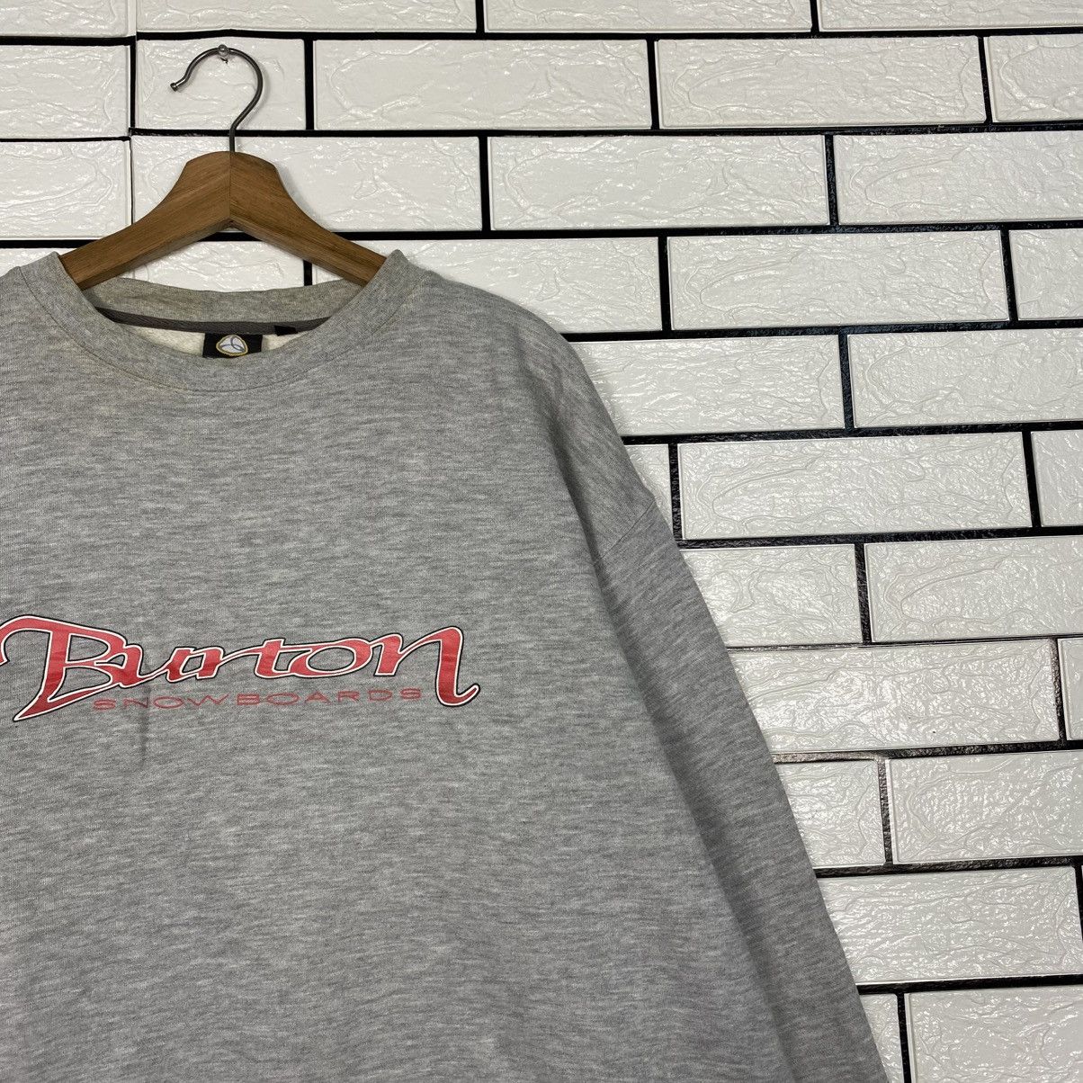 Japanese Brand 📌Vintage Sweatshirt Burton Snowboards Big Logo Size US L / EU 52-54 / 3 - 7 Thumbnail