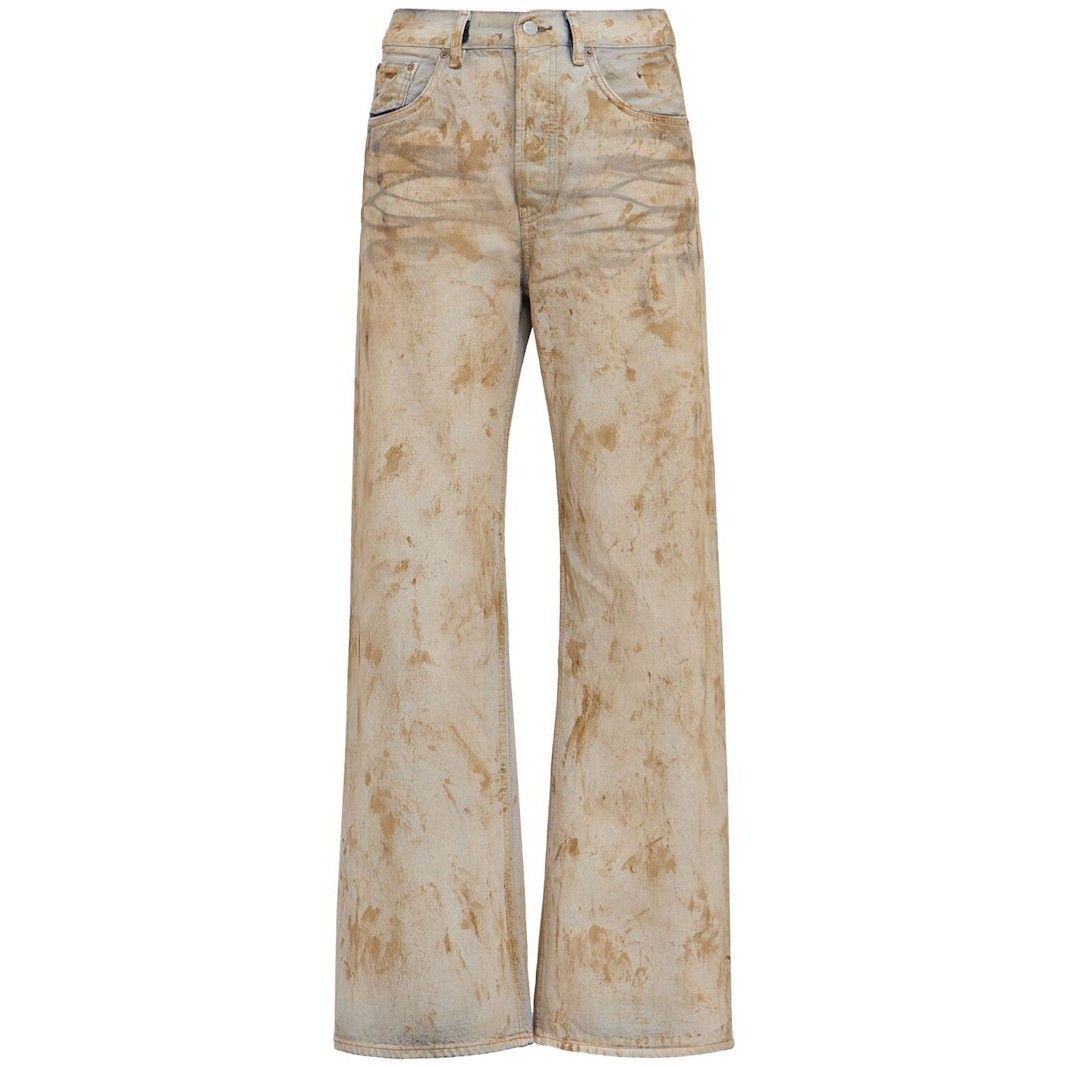 ACNE STUDIOS 2021 Klondike Tie Dye Organic Cotton Sand Beige