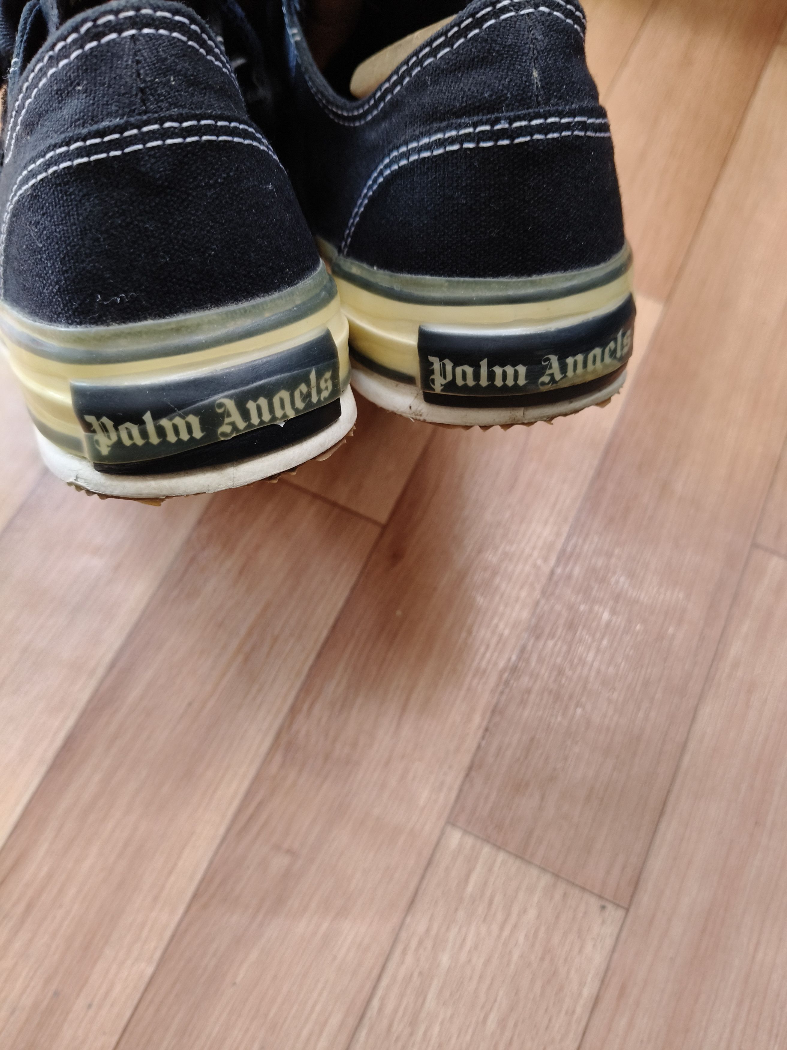 Palm Angels Black velcro vulcanised sneakers Size US 8 / EU 41 - 12 Thumbnail