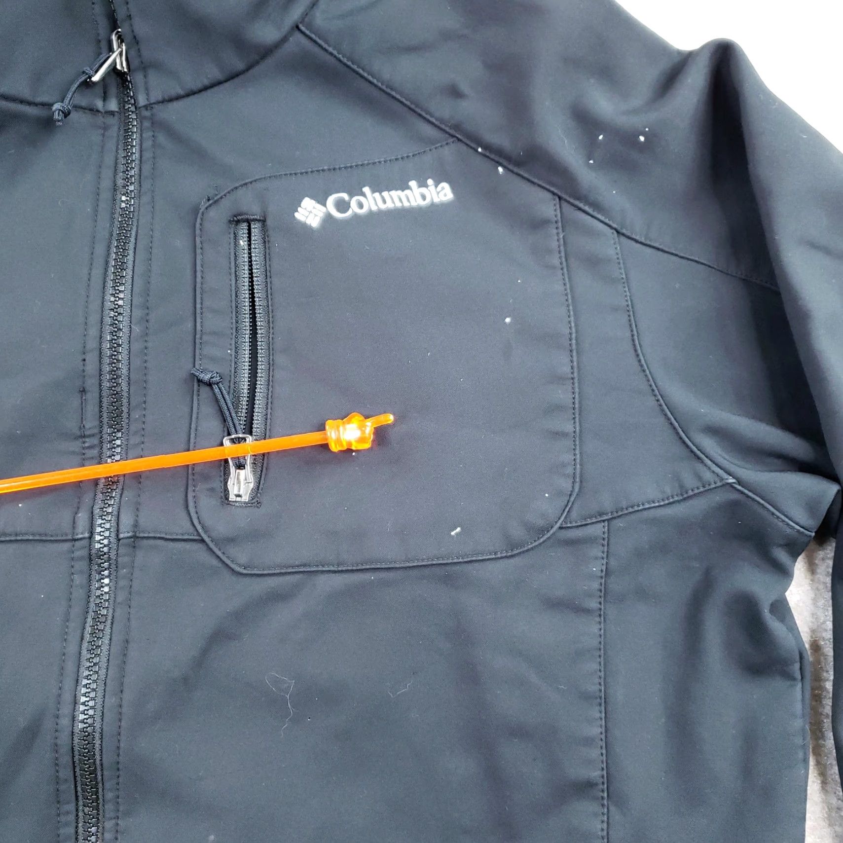 Vintage Columbia Jacket Mens L Black Windbreaker Full Zip Pockets Omni-Shield Size US L / EU 52-54 / 3 - 5 Thumbnail